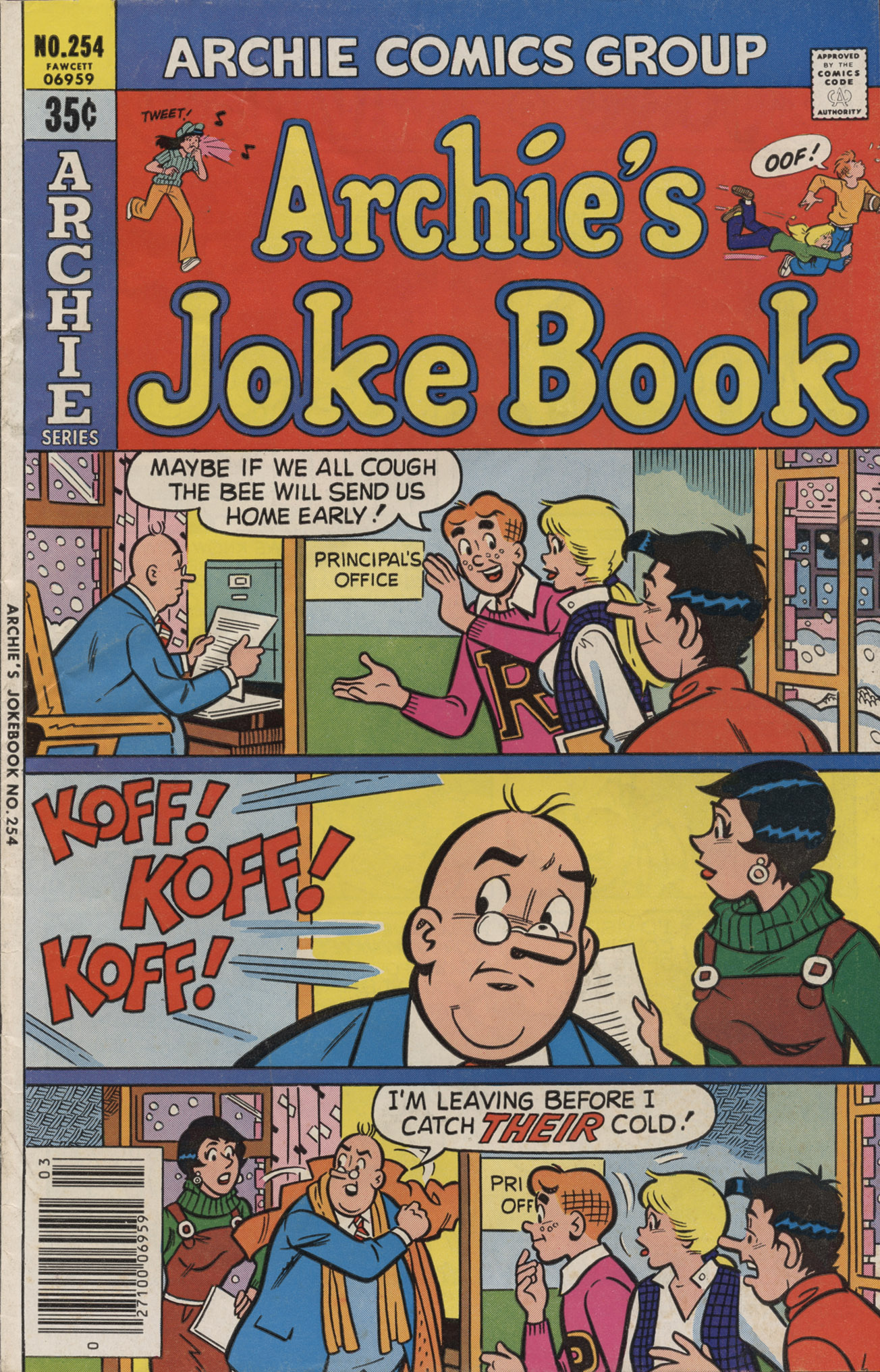Read online Archie's Joke Book Magazine comic -  Issue #254 - 1