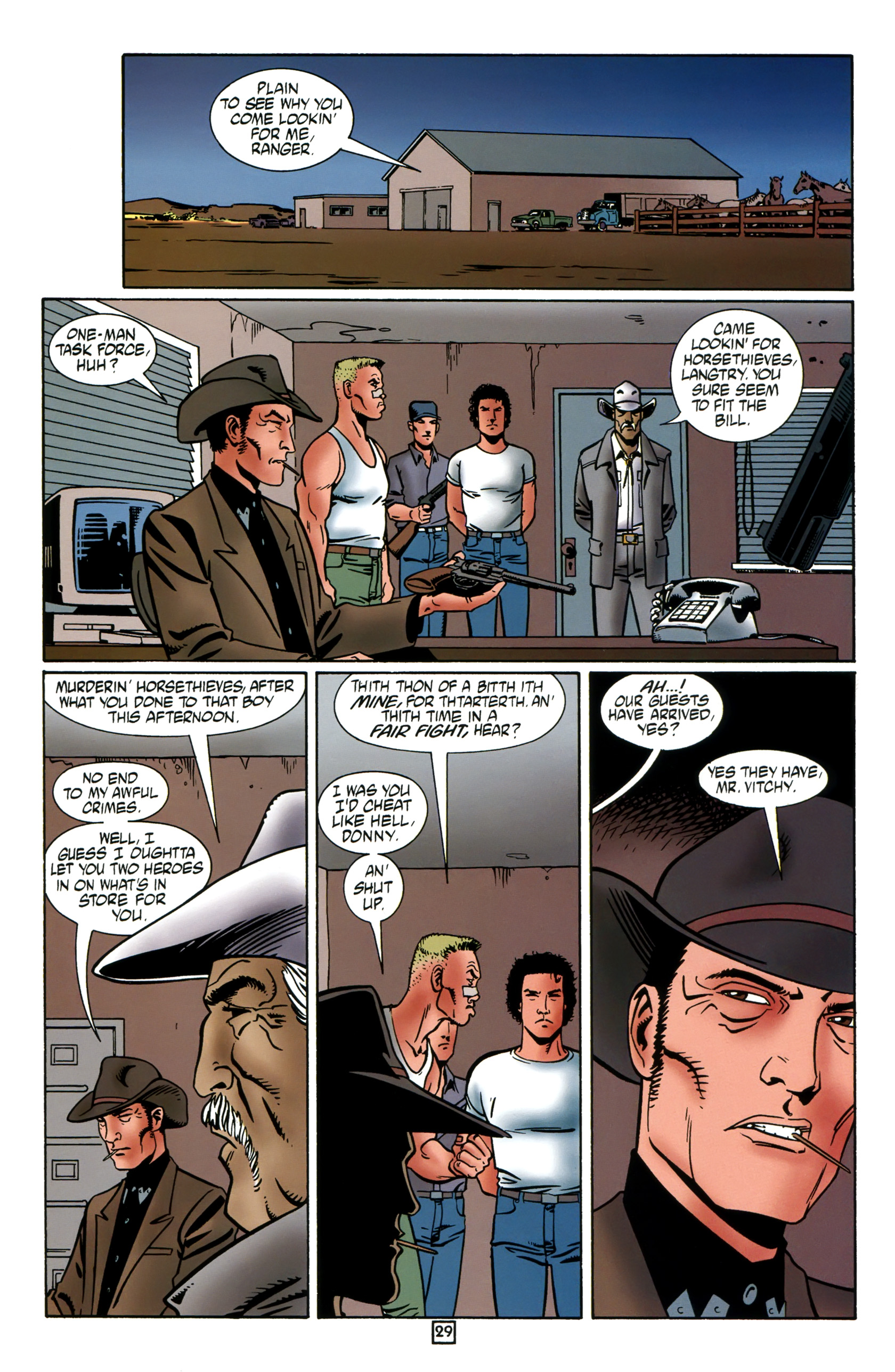 Read online Preacher: Tall in the Saddle comic -  Issue # Full - 31