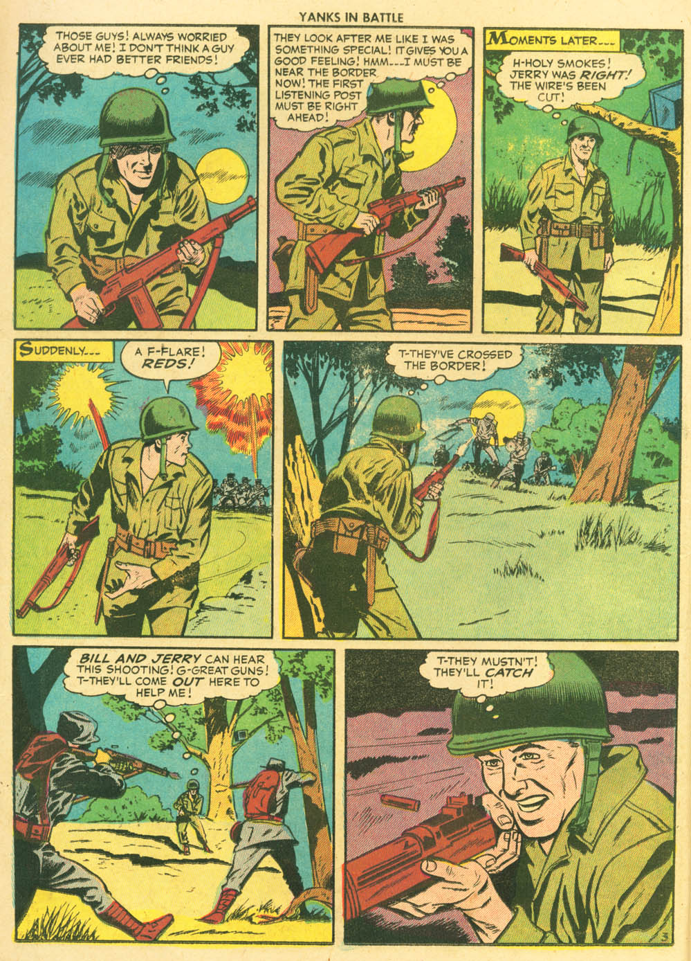 Read online Yanks In Battle comic -  Issue #3 - 14