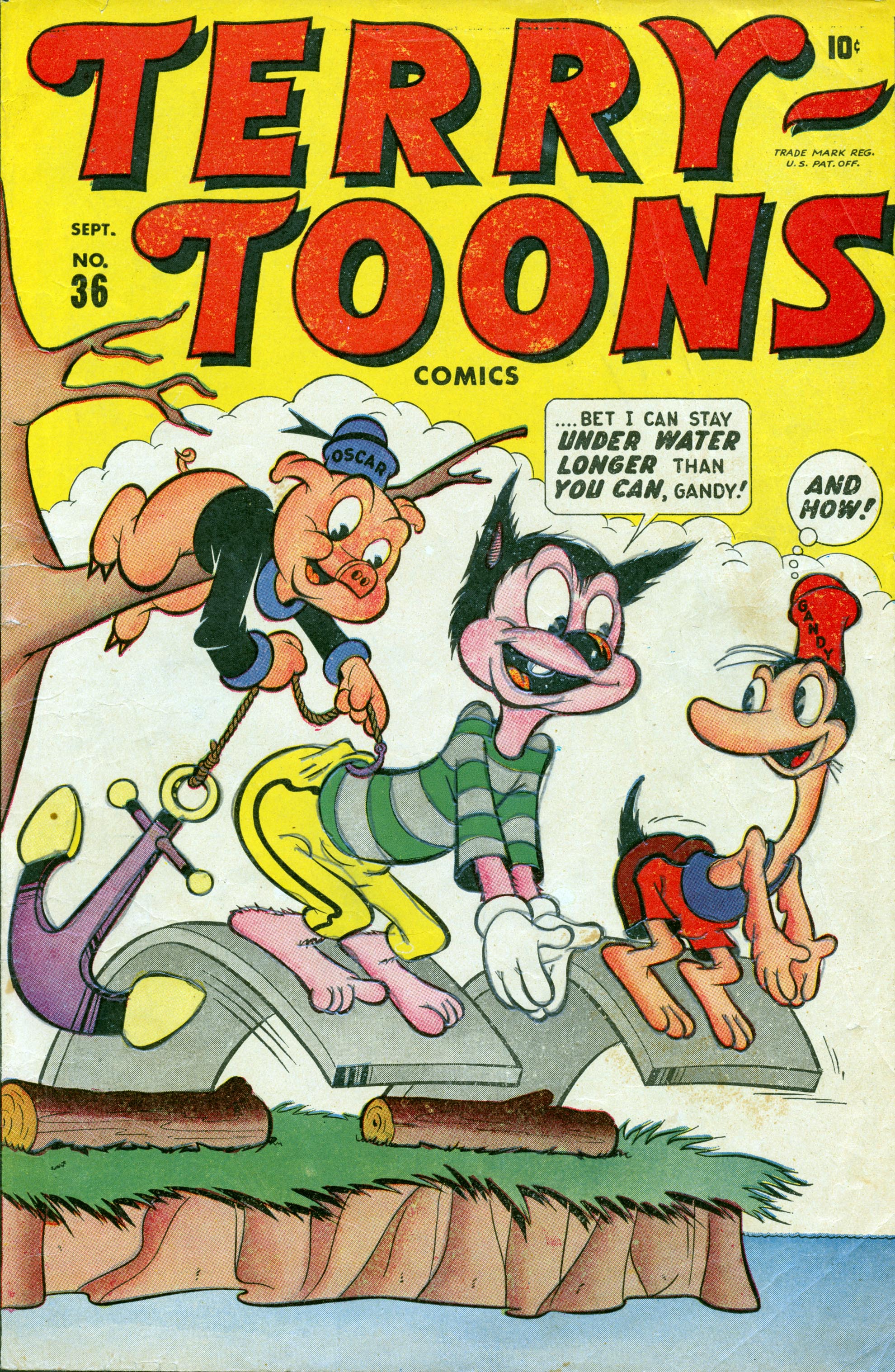 Read online Terry-Toons Comics comic -  Issue #36 - 1