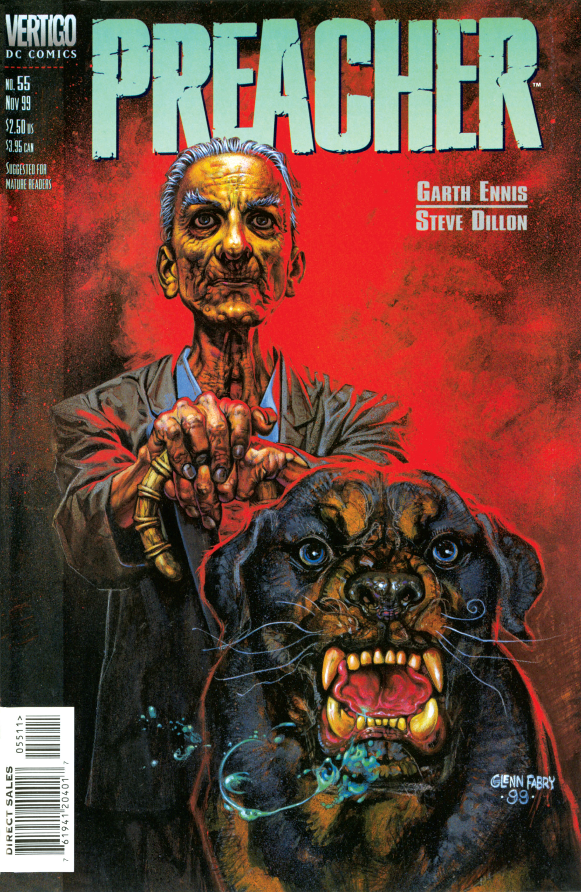 Read online Preacher comic -  Issue #55 - 1