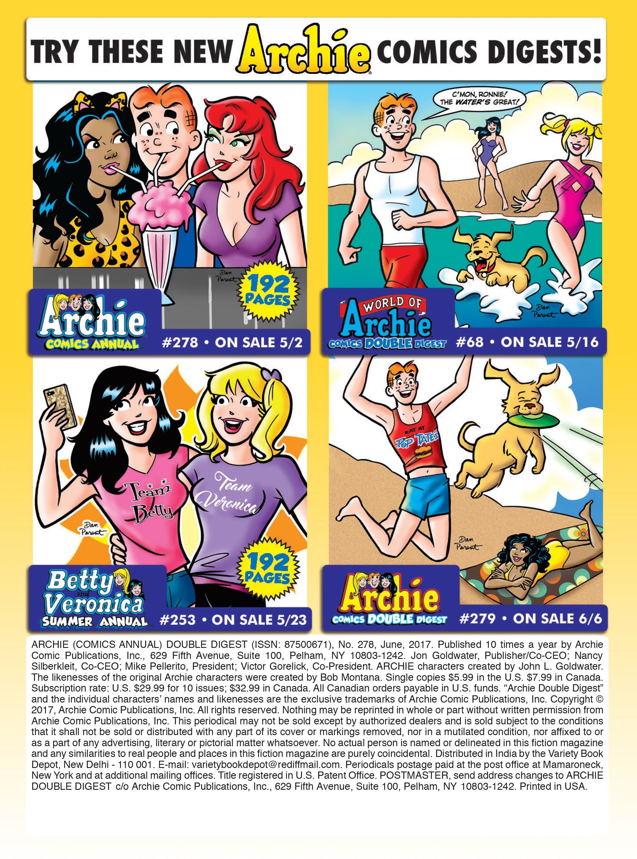 Read online Archie's Double Digest Magazine comic -  Issue #278 - 182