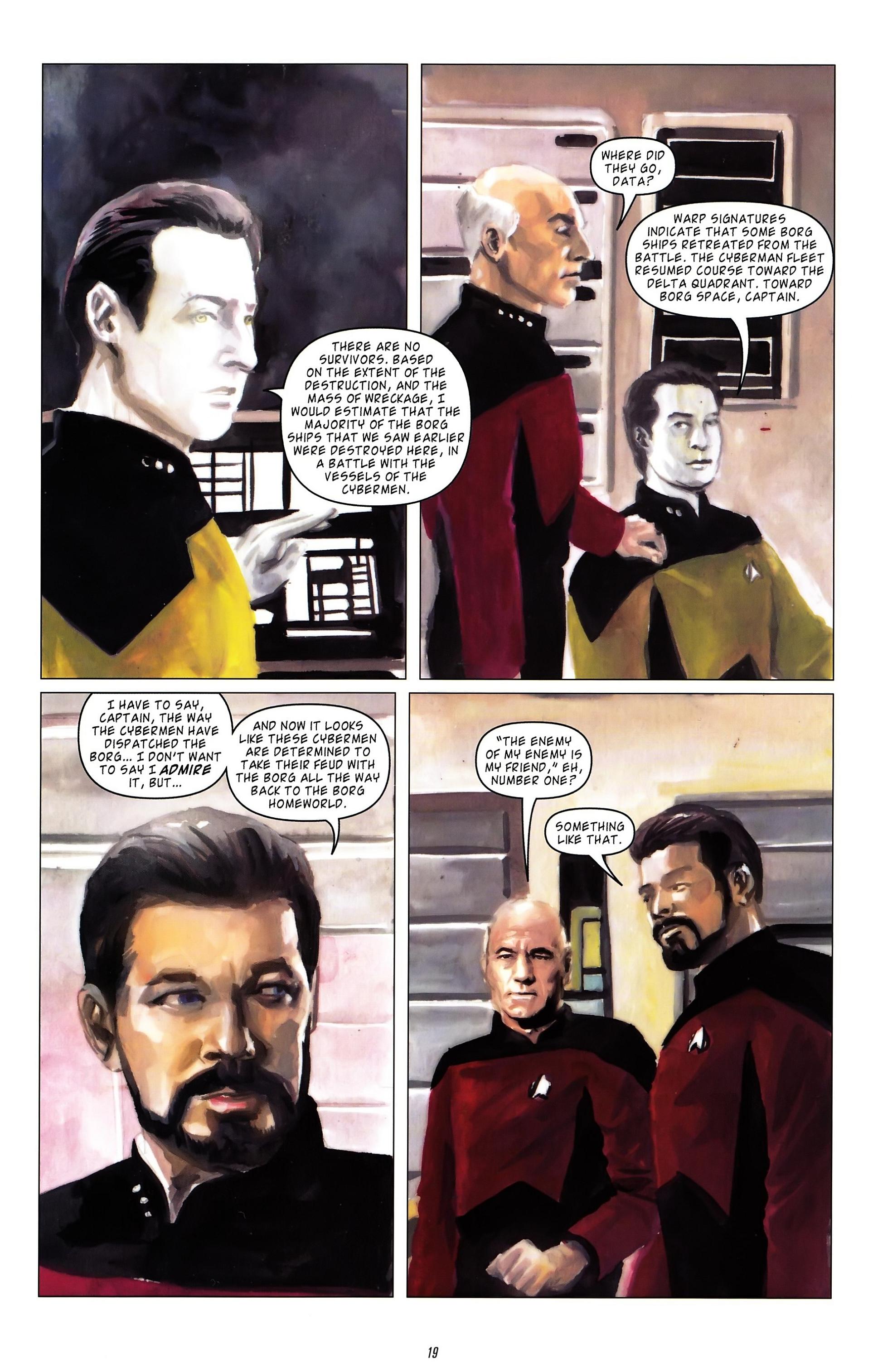 Read online Star Trek: The Next Generation/Doctor Who: Assimilation² comic -  Issue #4 - 23
