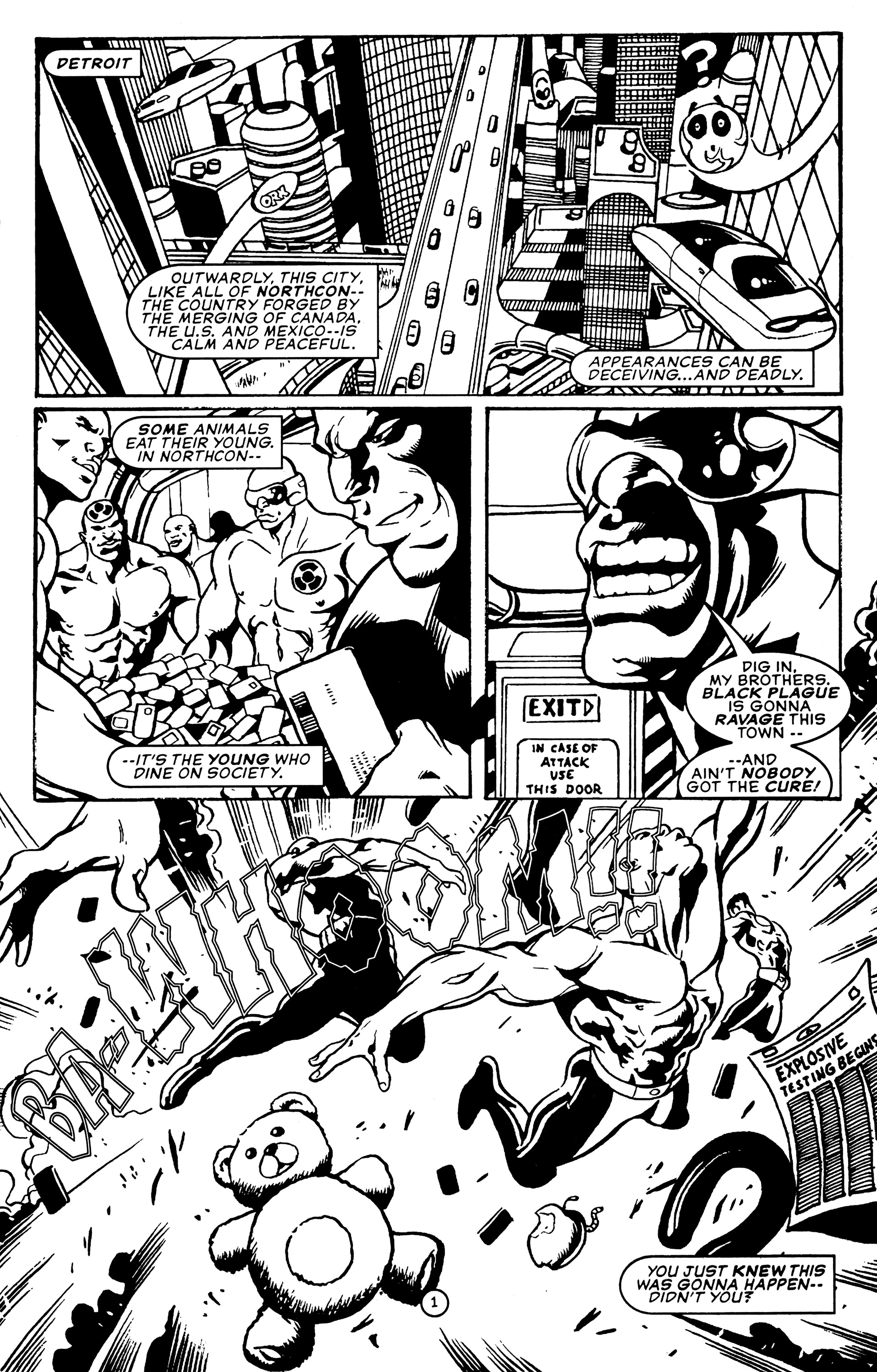 Read online Cybertrash and the Dog comic -  Issue # Full - 3