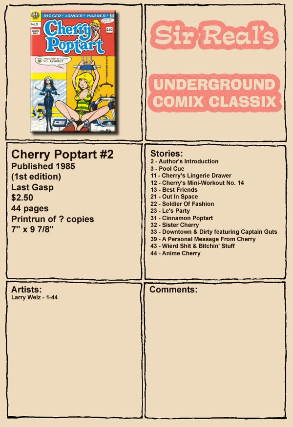 Cherry Poptart/Cherry issue 2 - Page 1