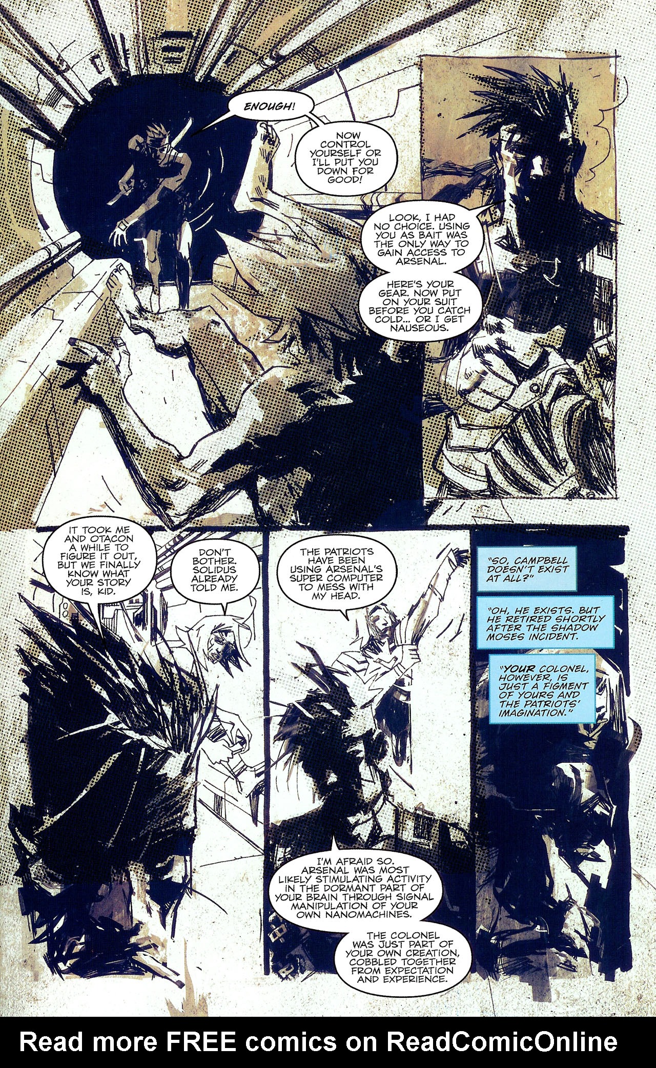 Read online Metal Gear Solid: Sons of Liberty comic -  Issue #10 - 5