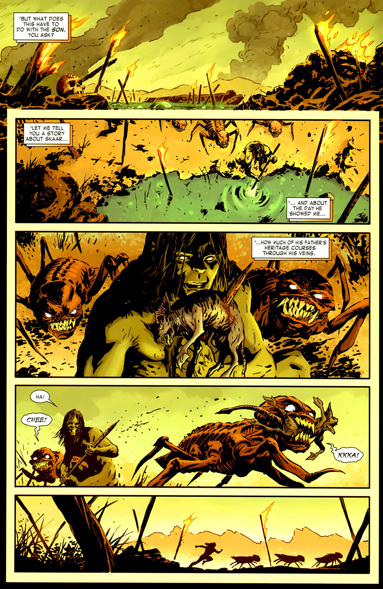 Read online Skaar: Son of Hulk Presents: Savage World of Sakaar comic -  Issue # Full - 23