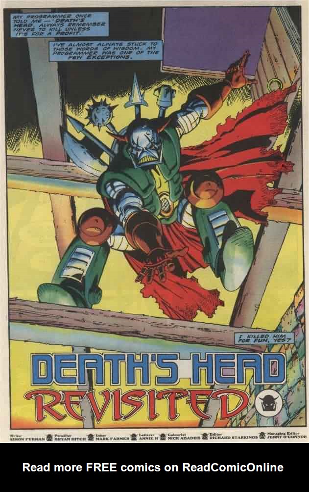 Read online The Incomplete Death's Head comic -  Issue #2 - 3