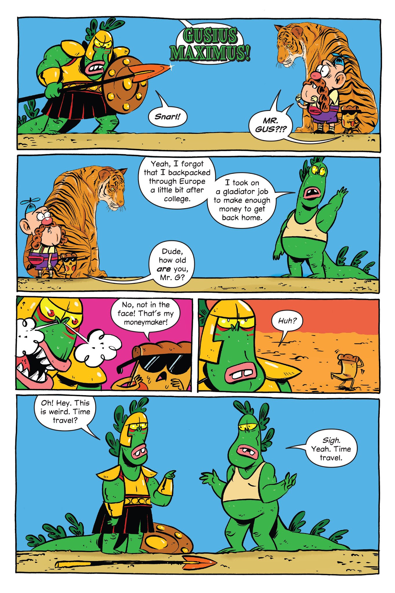 Read online Uncle Grandpa and the Time Casserole comic -  Issue # TPB - 72