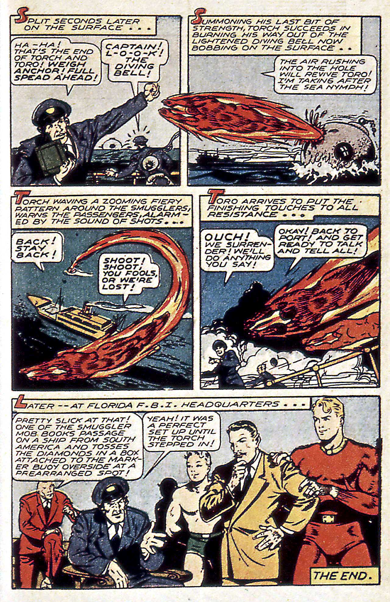 Read online The Human Torch (1940) comic -  Issue #19 - 20