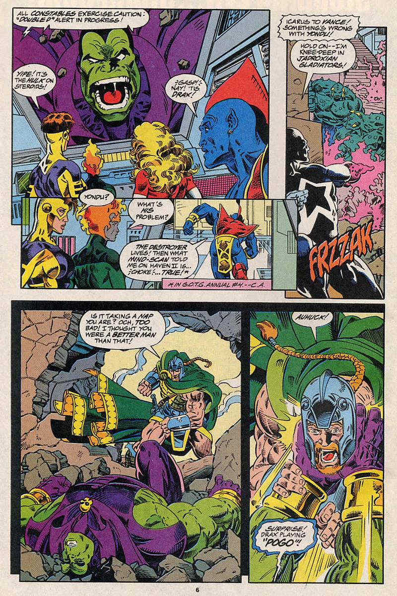 Read online Guardians of the Galaxy (1990) comic -  Issue #53 - 6