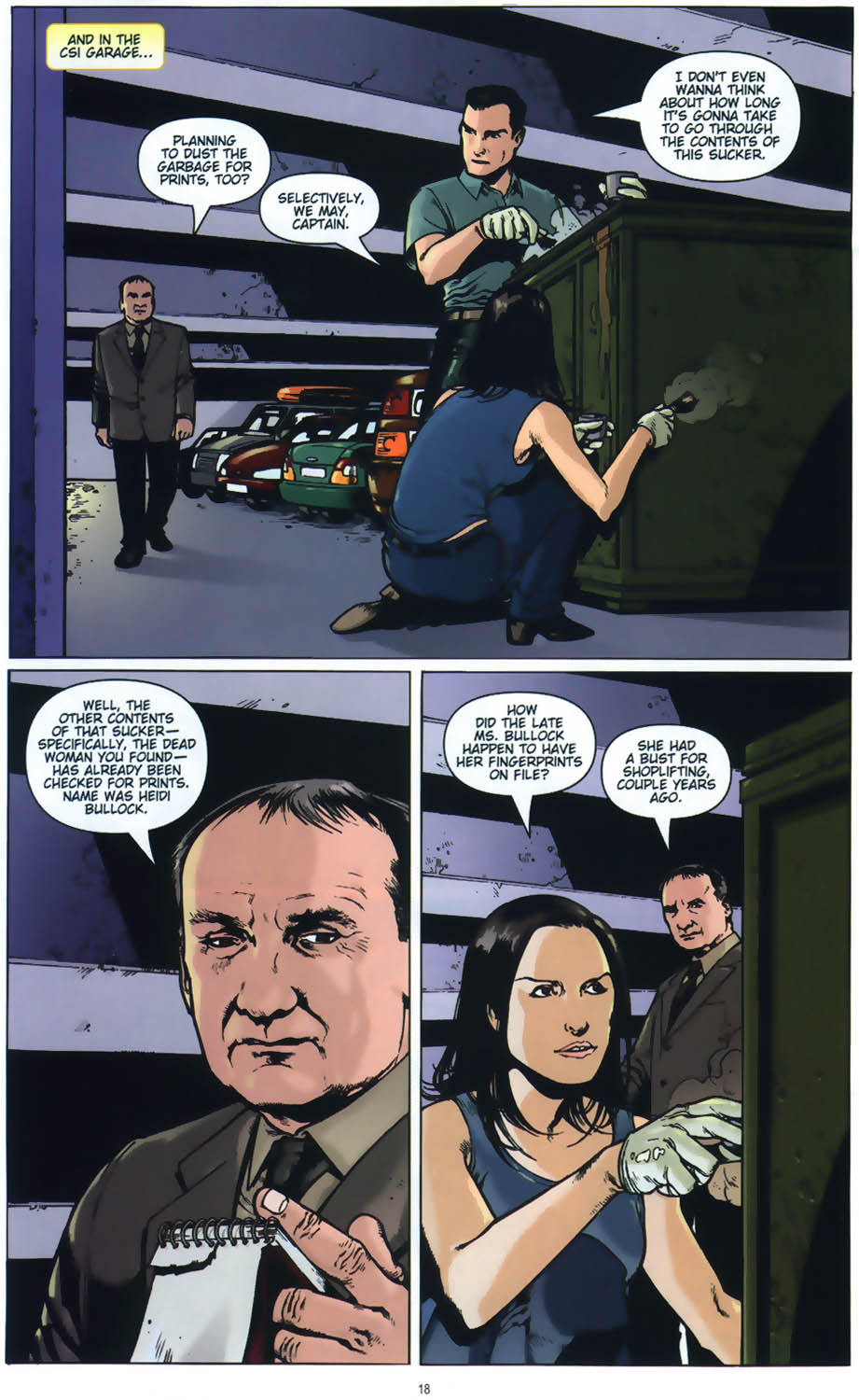 Read online CSI: Crime Scene Investigation comic -  Issue #1 - 21