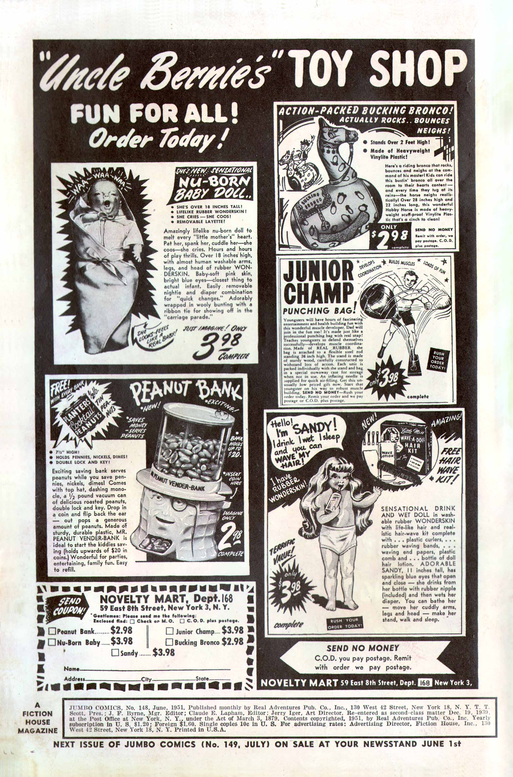 Read online Jumbo Comics comic -  Issue #148 - 2