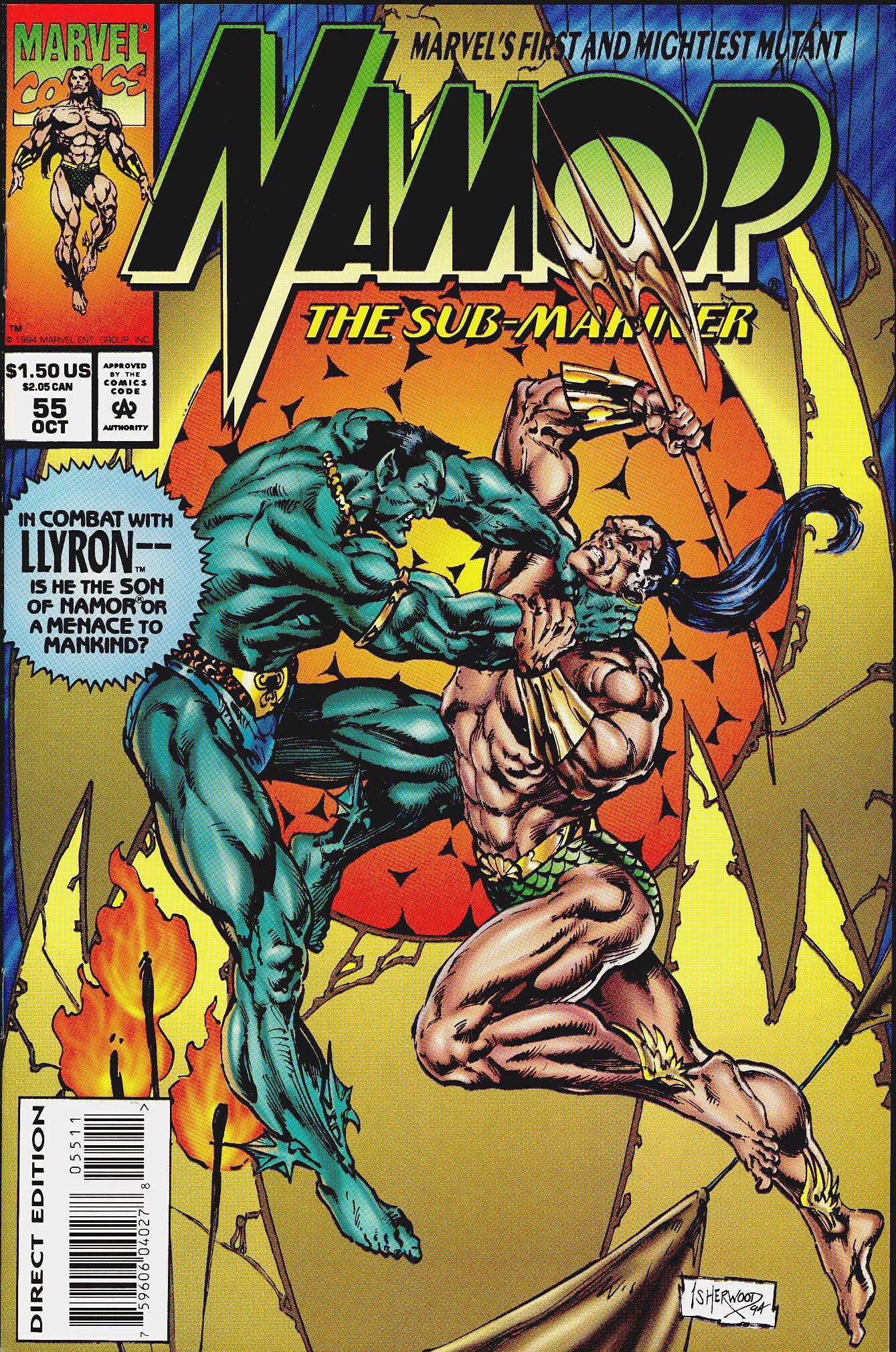 Read online Namor, The Sub-Mariner comic -  Issue #55 - 1
