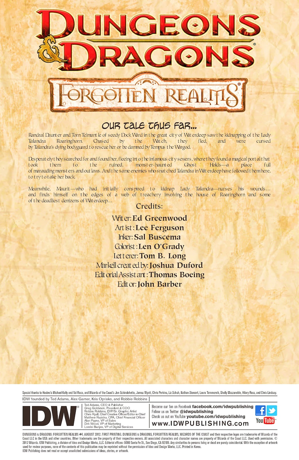 Dungeons & Dragons: Forgotten Realms issue 4 - Page 3