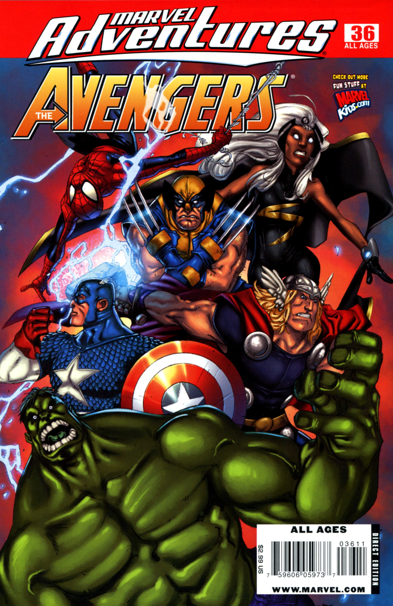 Read online Marvel Adventures The Avengers comic -  Issue #36 - 1