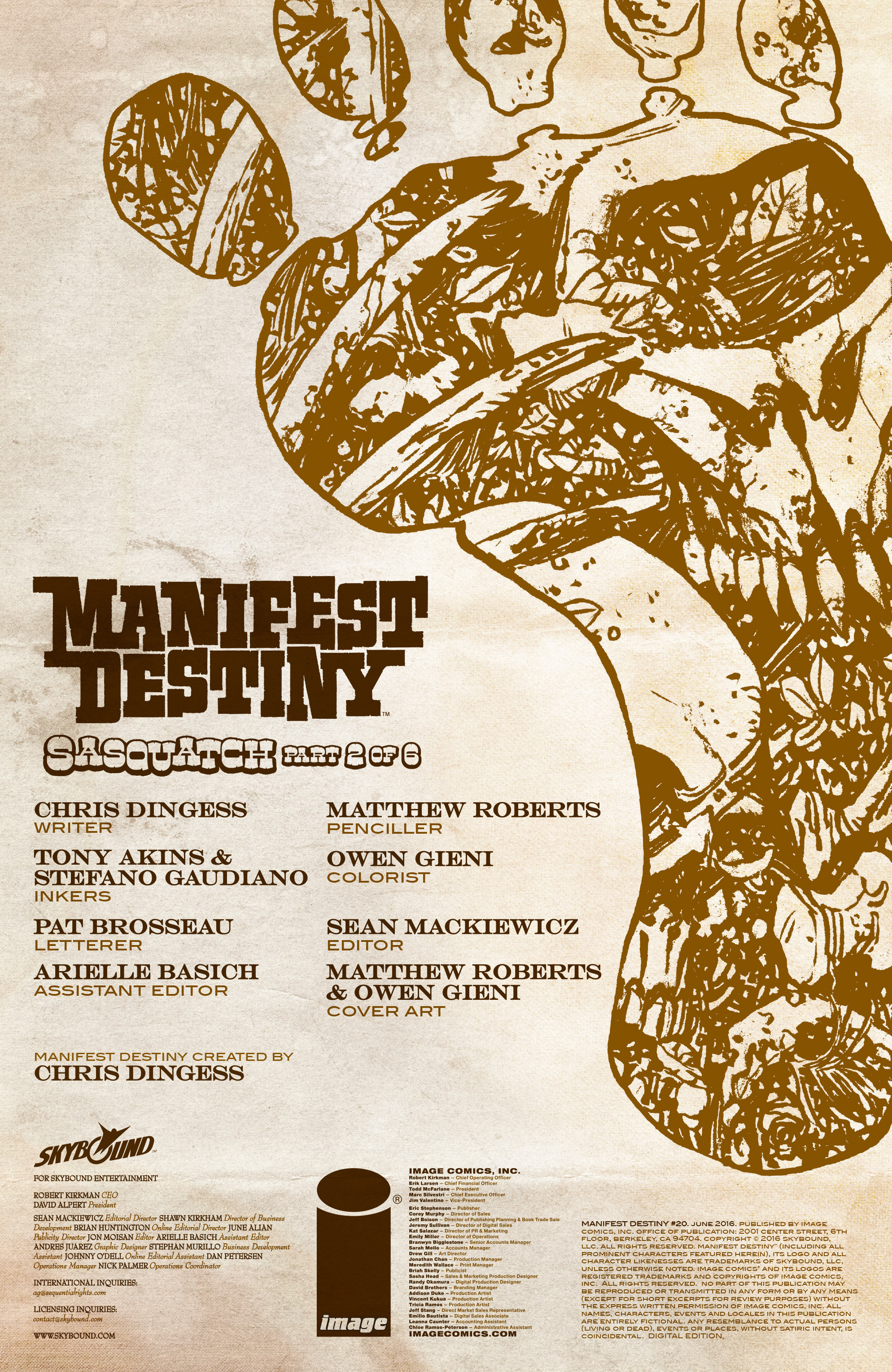 Read online Manifest Destiny comic -  Issue #20 - 2