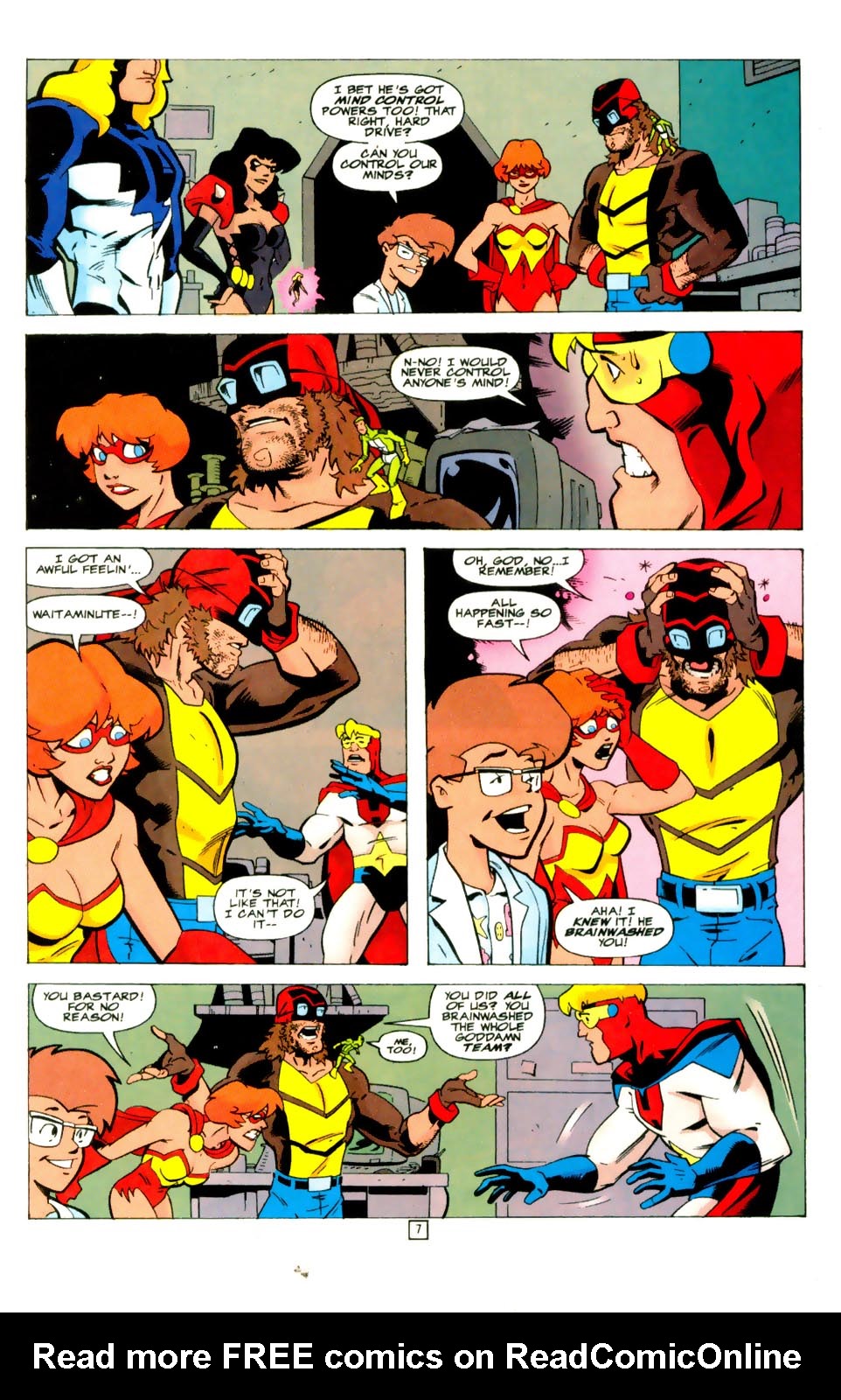 Read online Young Heroes in Love comic -  Issue #12 - 8