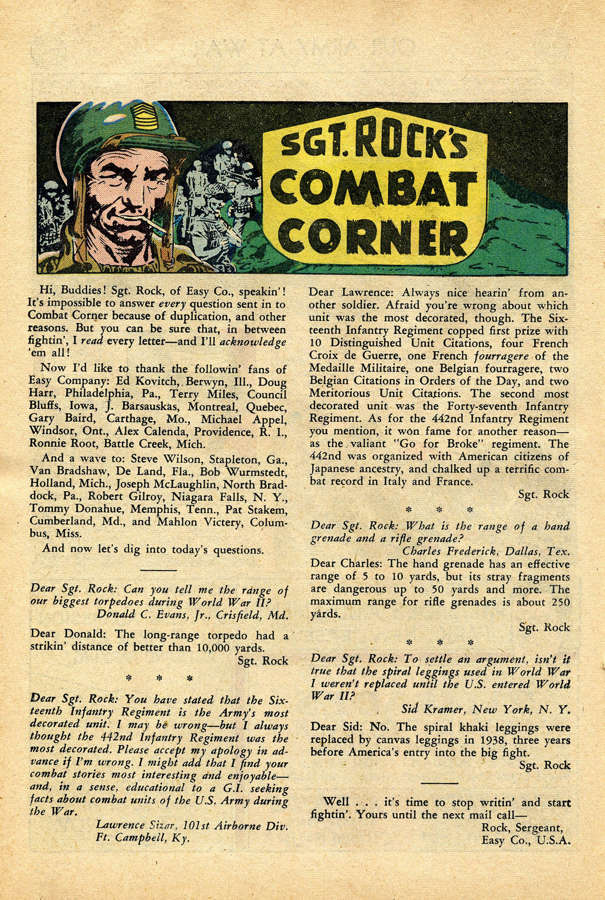 Read online Our Army at War (1952) comic -  Issue #99 - 18