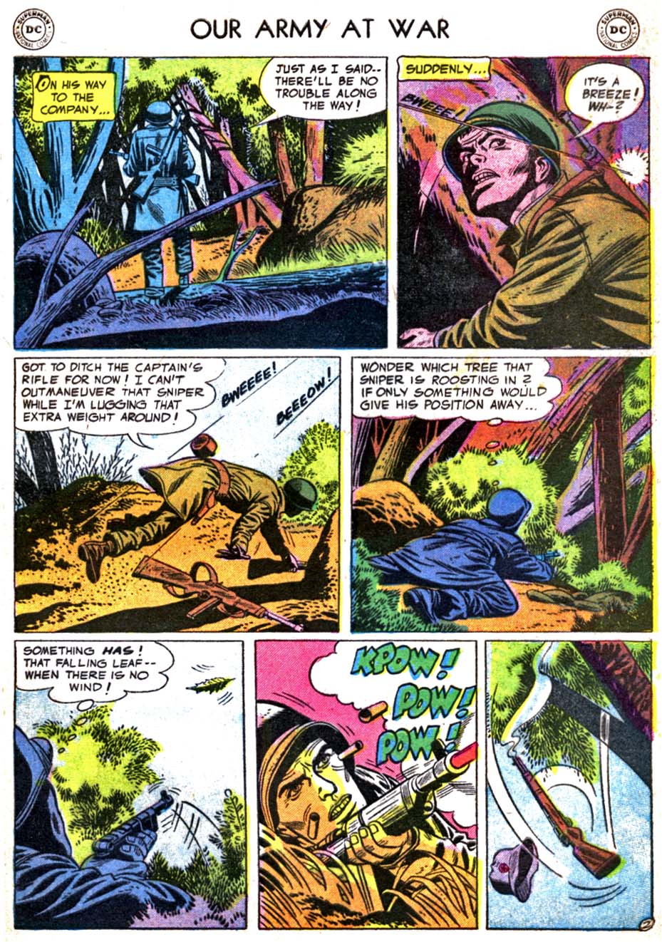 Read online Our Army at War (1952) comic -  Issue #39 - 29
