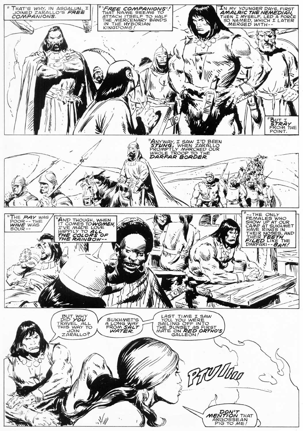 Read online The Savage Sword Of Conan comic -  Issue #225 - 14