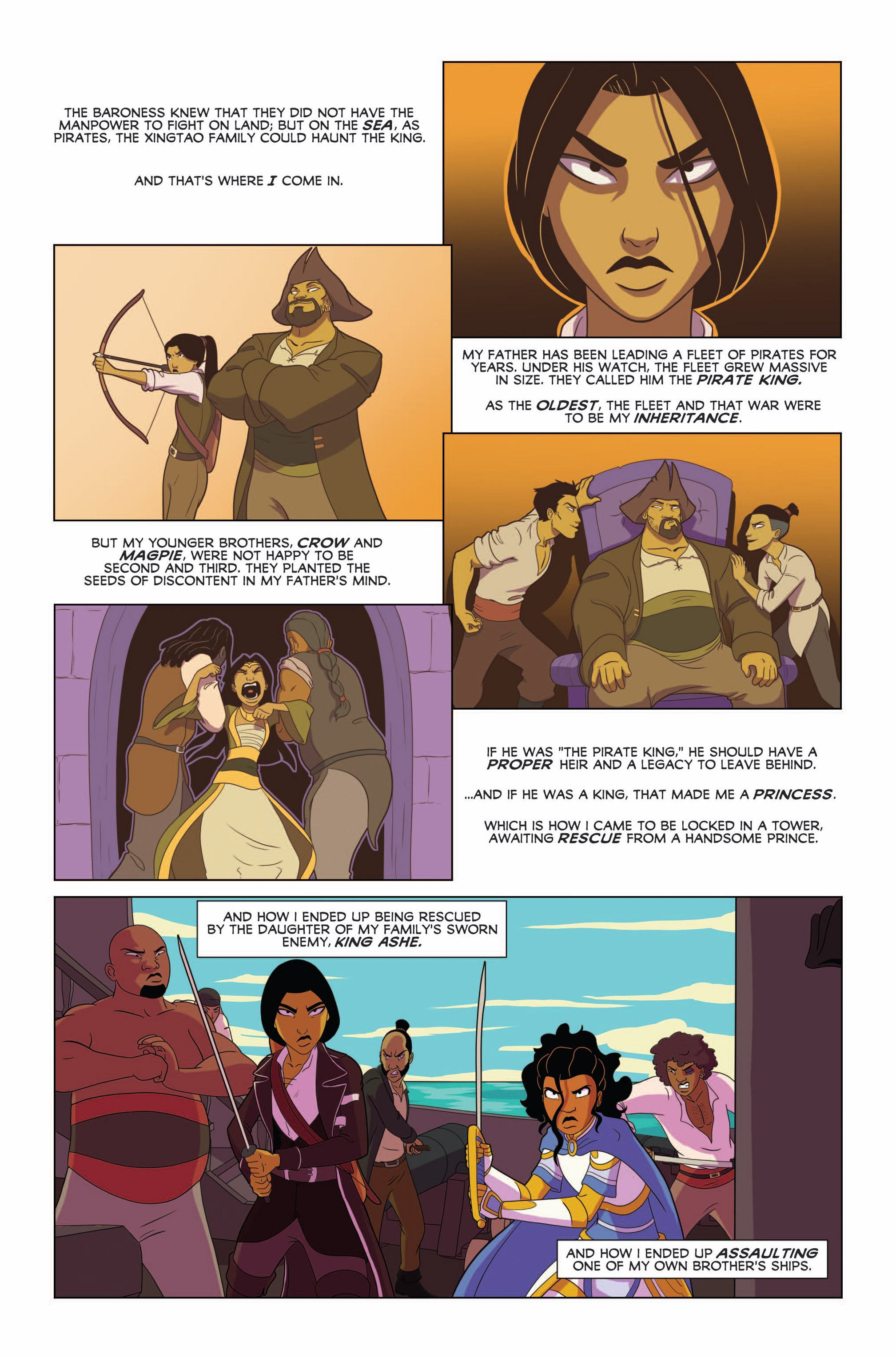 Read online Princeless: The Pirate Princess comic -  Issue # Full - 86