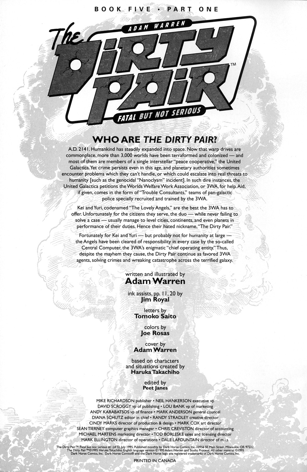 Read online Dirty Pair: Fatal But Not Serious comic -  Issue #1 - 3