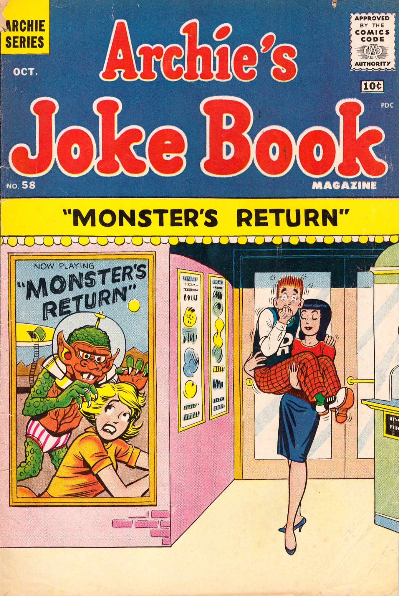 Read online Archie's Joke Book Magazine comic -  Issue #58 - 1
