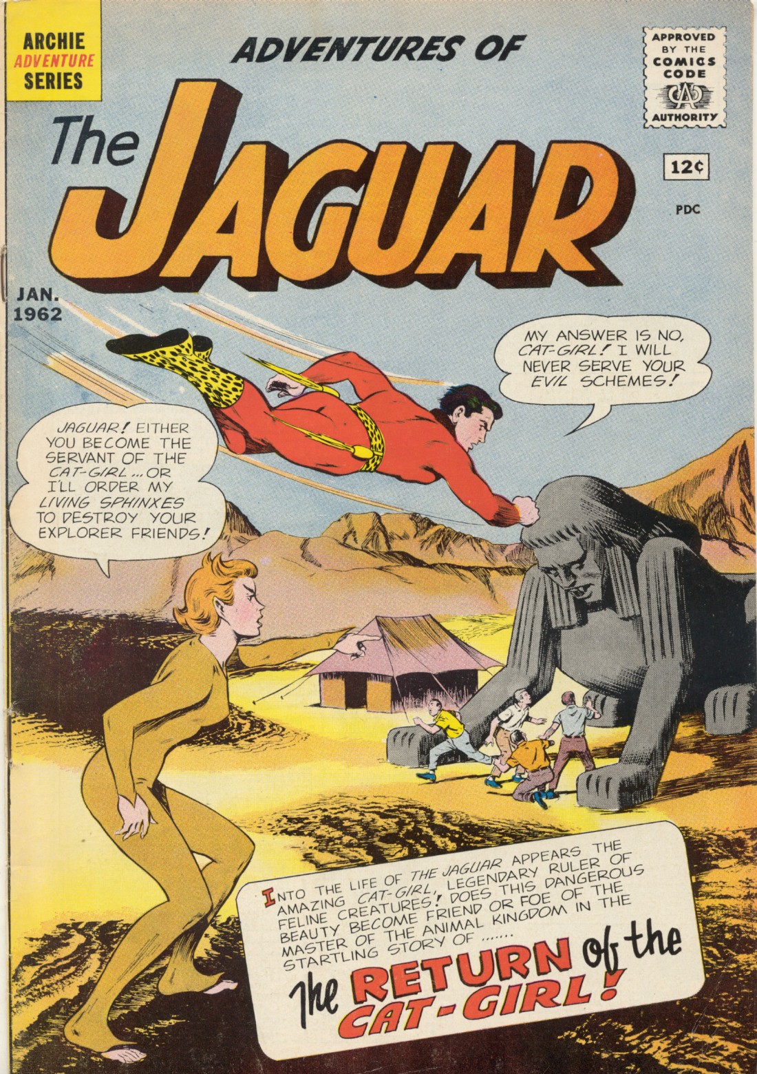 Read online Adventures of the Jaguar comic -  Issue #4 - 1