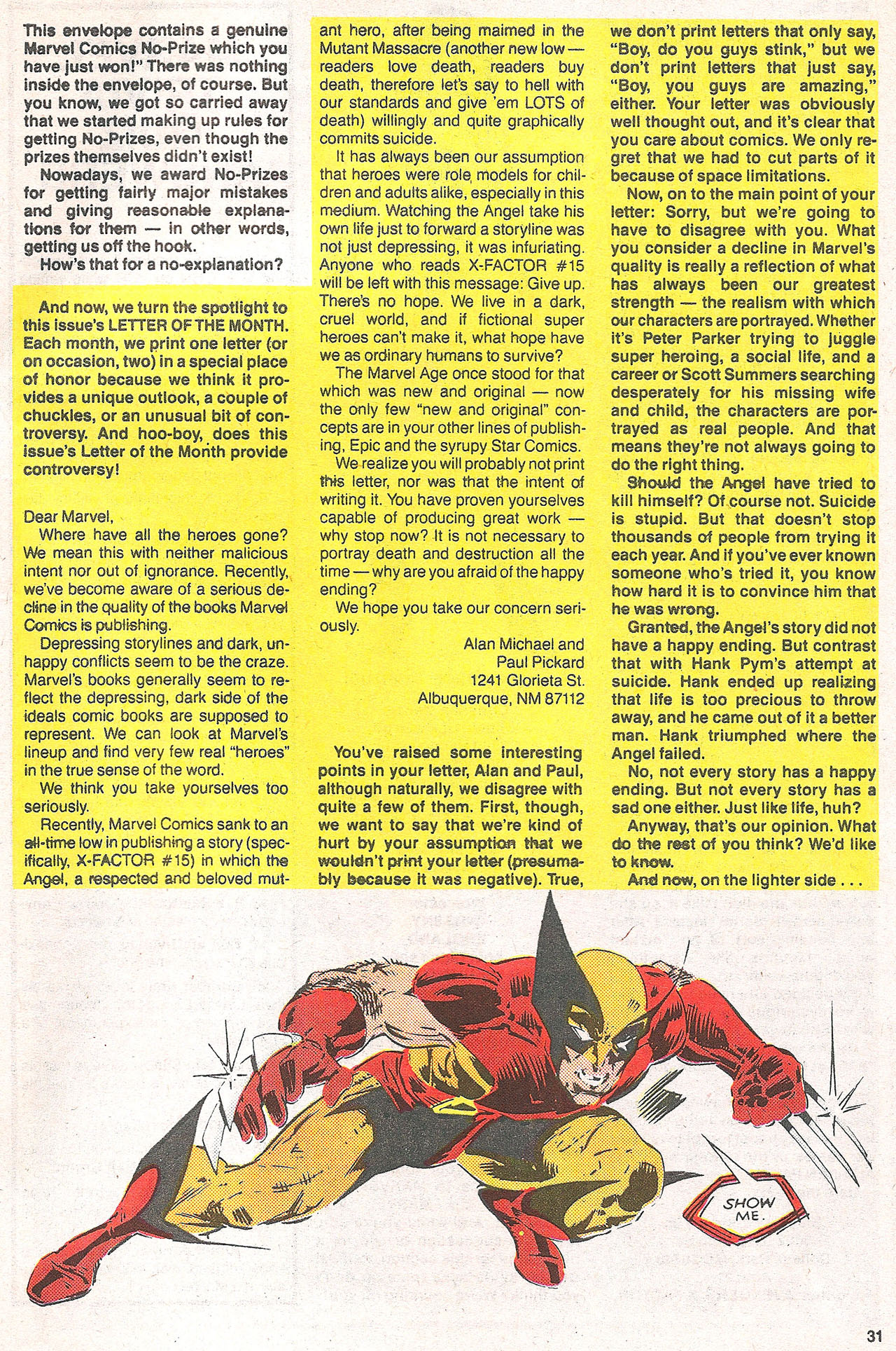 Read online Marvel Age comic -  Issue #56 - 31