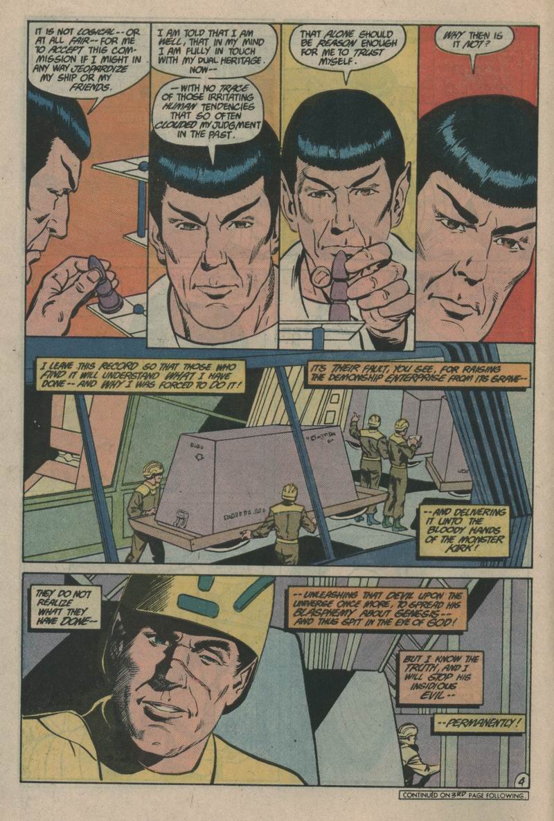 Read online Star Trek (1984) comic -  Issue #37 - 5