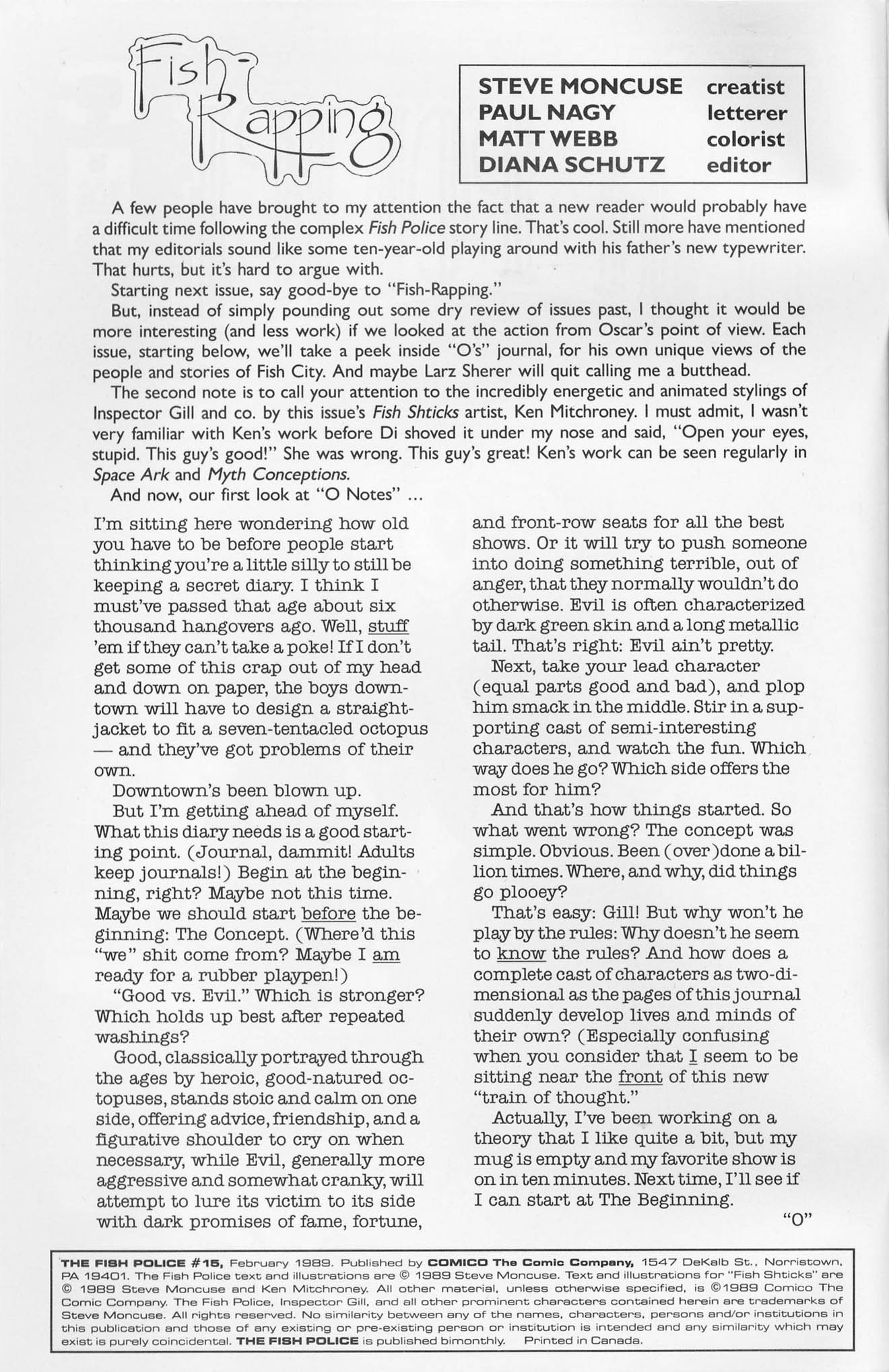 Read online The Fish Police comic -  Issue #15 - 2