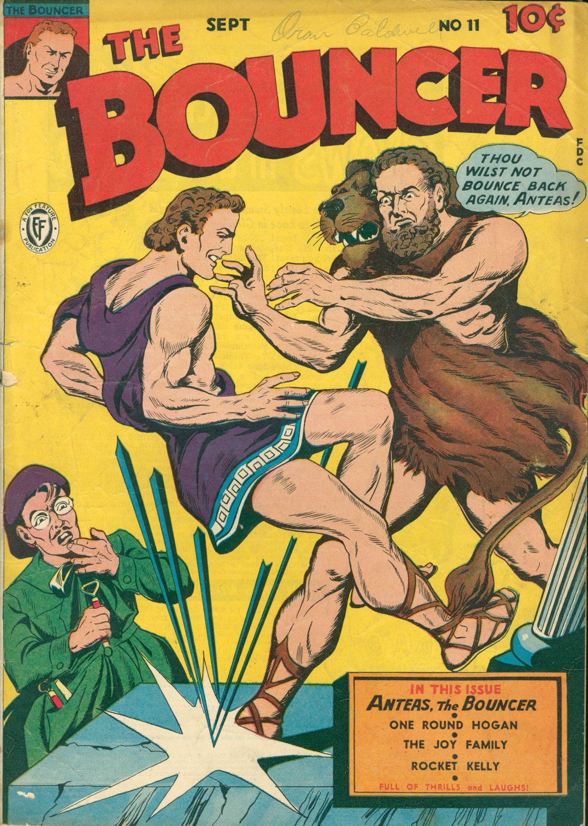Read online The Bouncer (1944) comic -  Issue #11 - 1