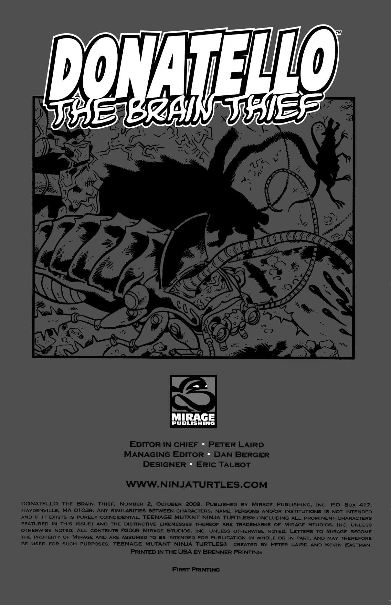 Read online Donatello The Brain Thief comic -  Issue #2 - 2