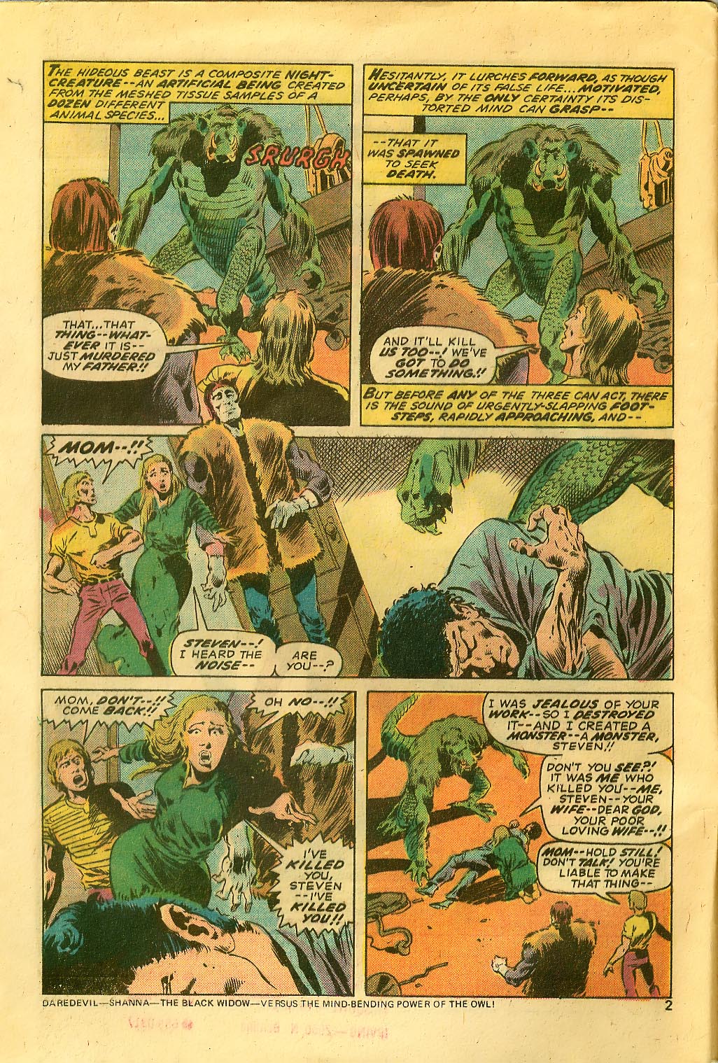 Read online Frankenstein (1973) comic -  Issue #14 - 3