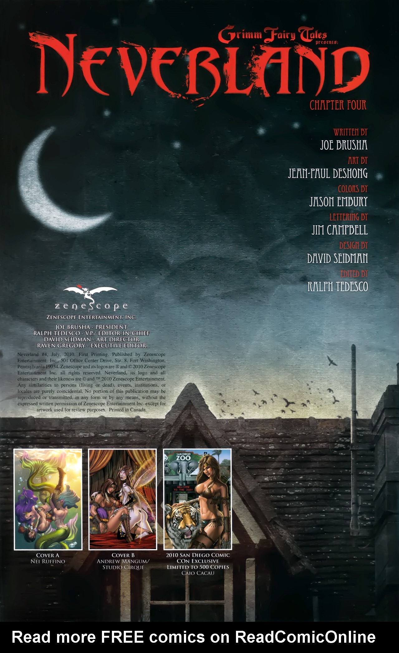 Read online Grimm Fairy Tales: Neverland comic -  Issue #4 - 2