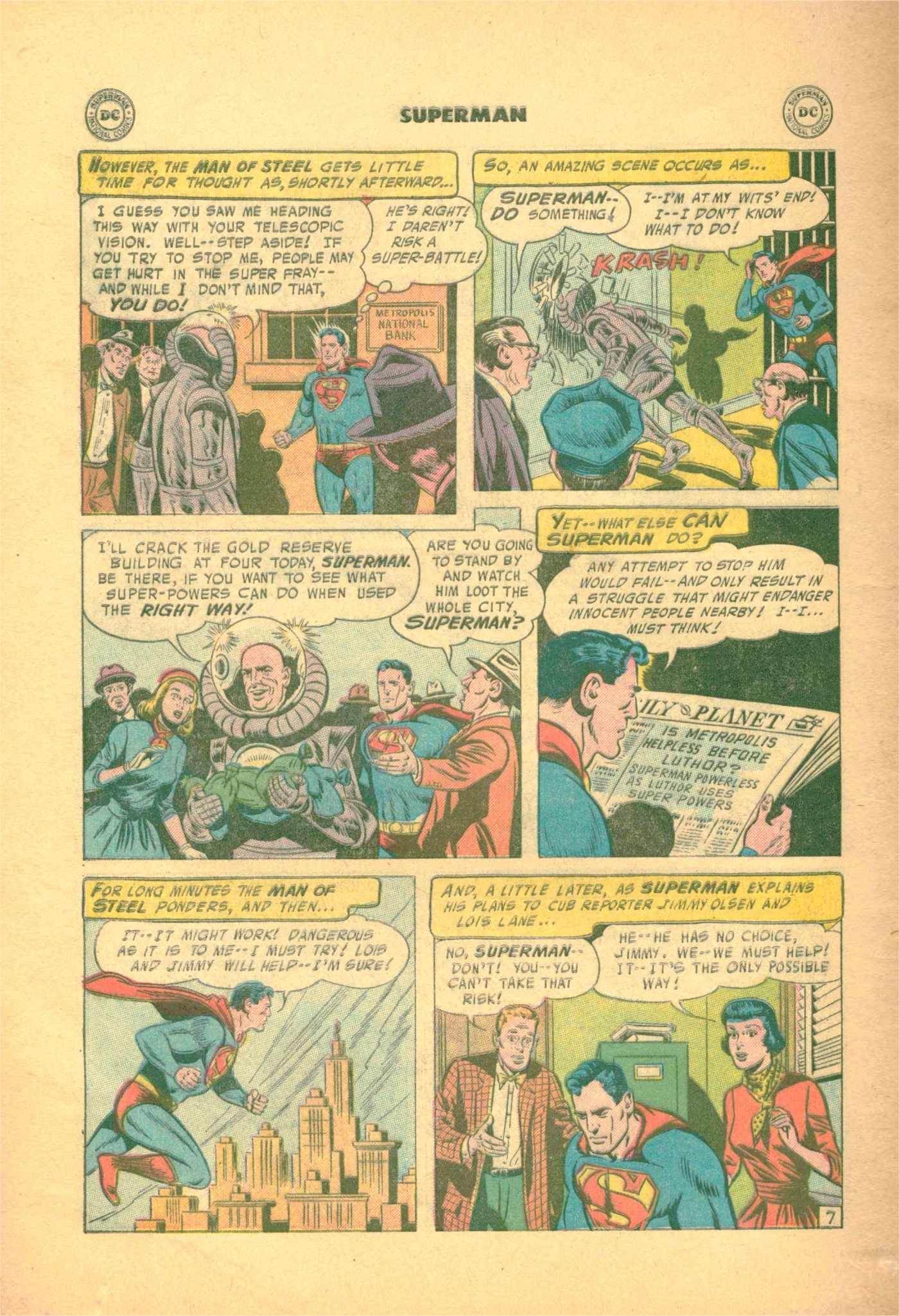Read online Superman (1939) comic -  Issue #106 - 32