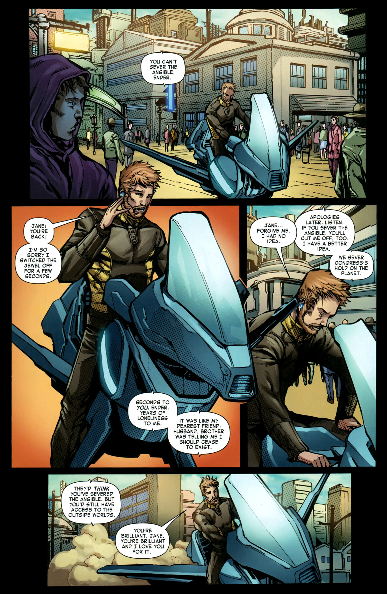 Read online Orson Scott Card's Speaker for the Dead comic -  Issue #4 - 6