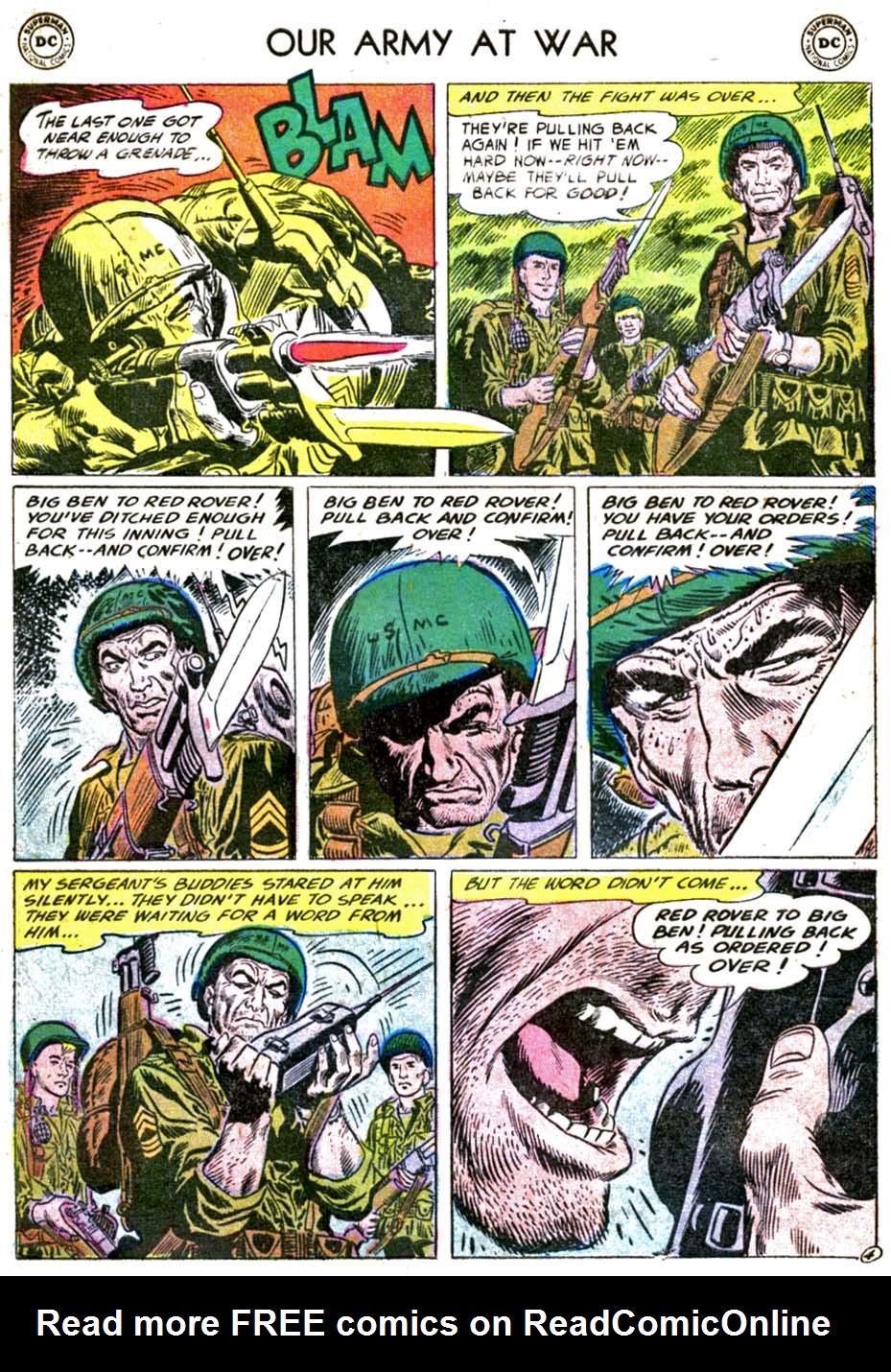 Read online Our Army at War (1952) comic -  Issue #54 - 30