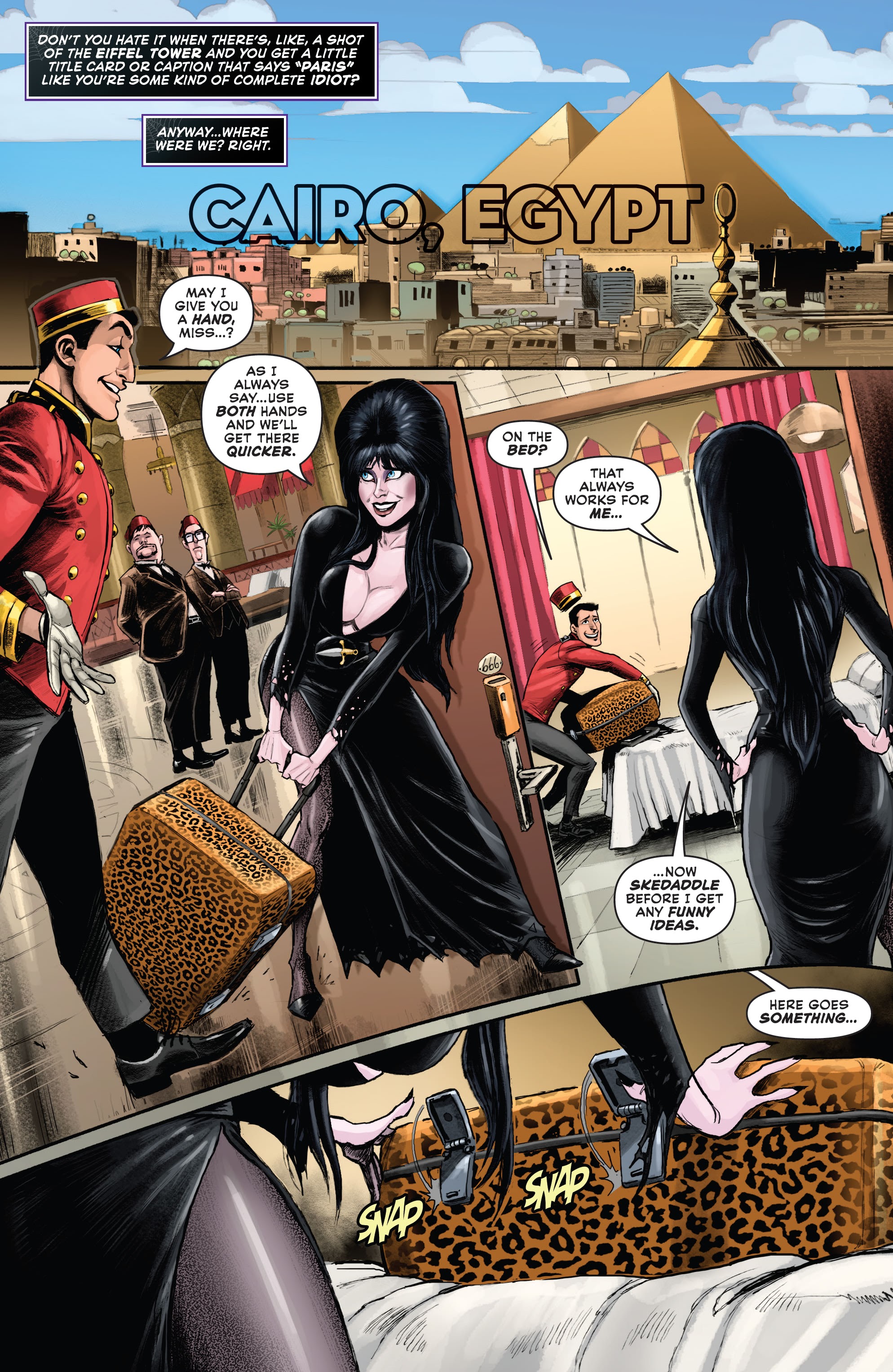 Read online Elvira Meets Vincent Price comic -  Issue #3 - 6