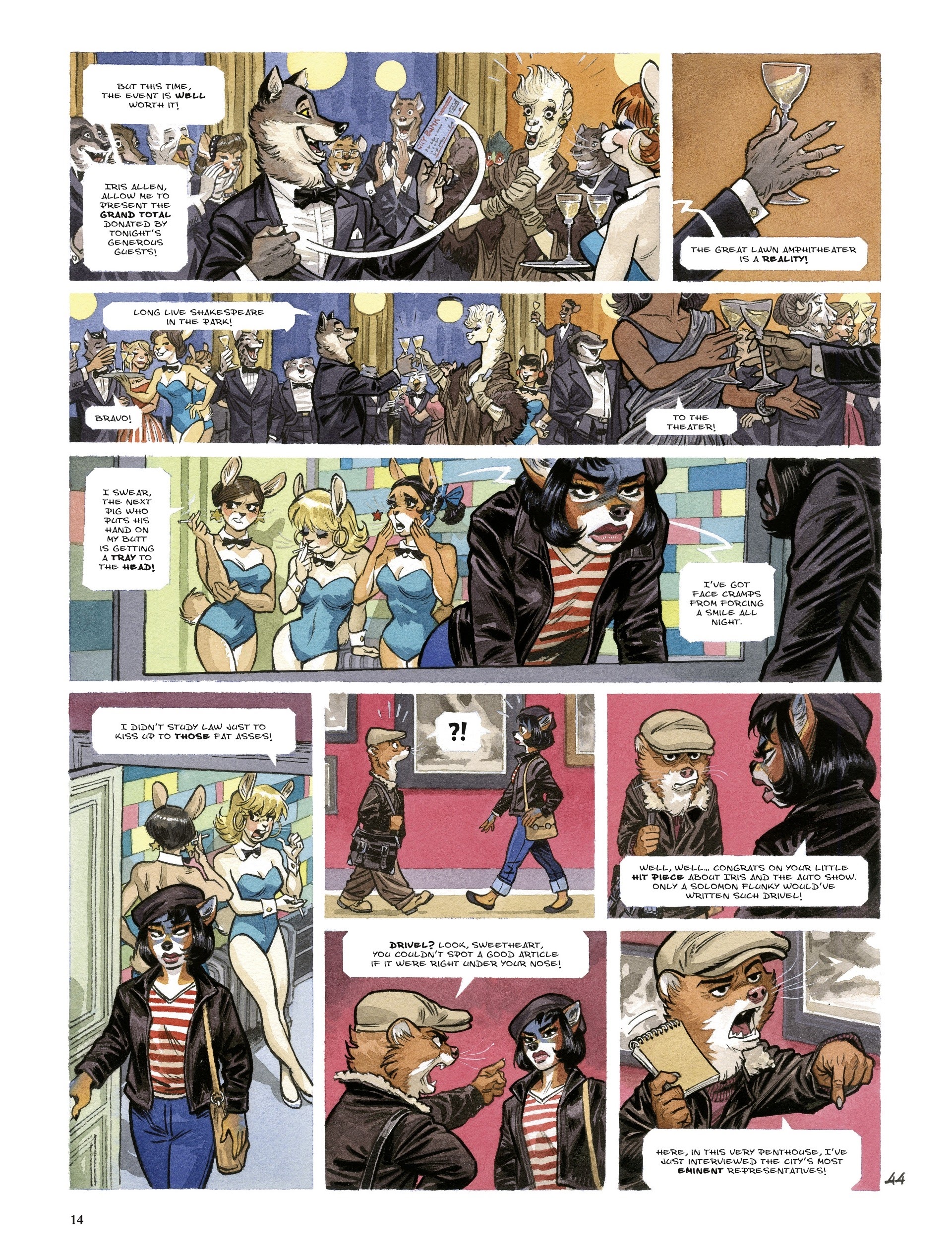 Read online Blacksad: They All Fall Down comic -  Issue #2 - 14