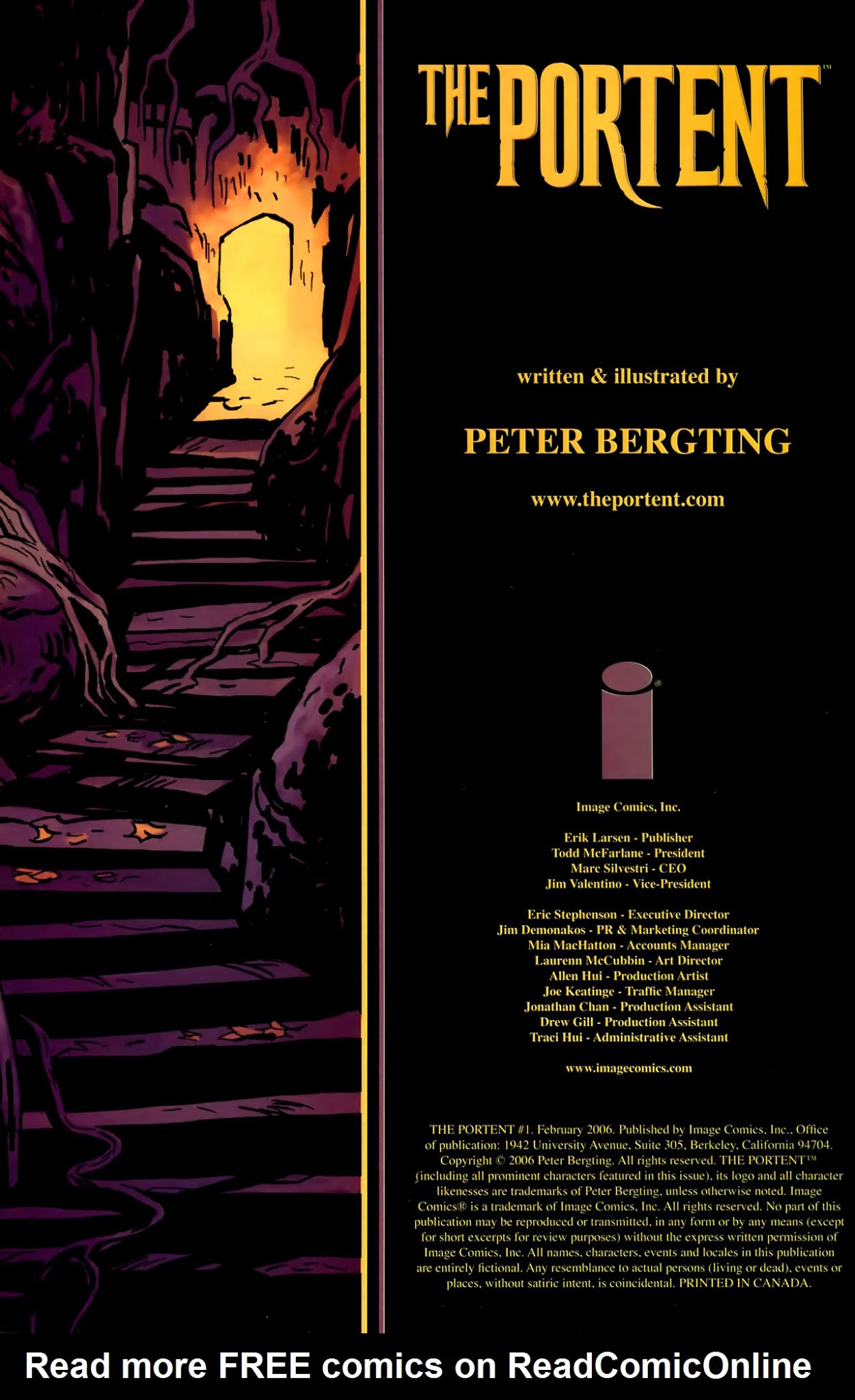 Read online The Portent comic -  Issue #1 - 2