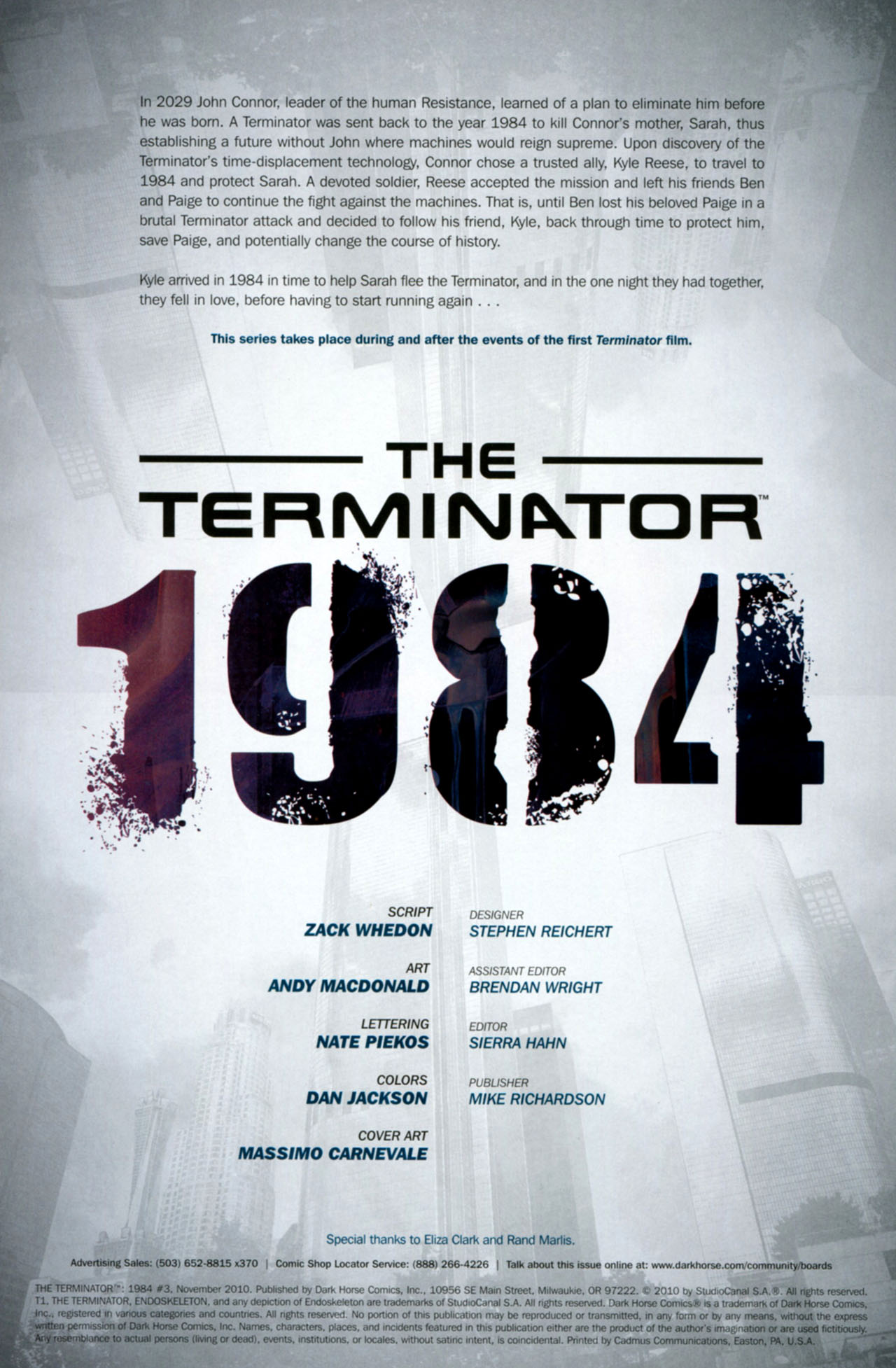 Read online The Terminator: 1984 comic -  Issue #3 - 2