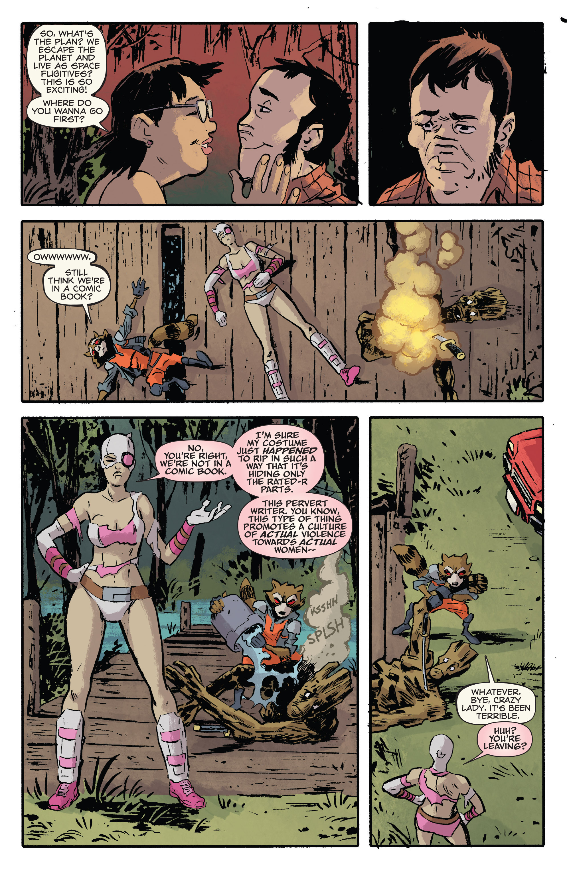 Read online Rocket Raccoon & Groot comic -  Issue #9 - 21