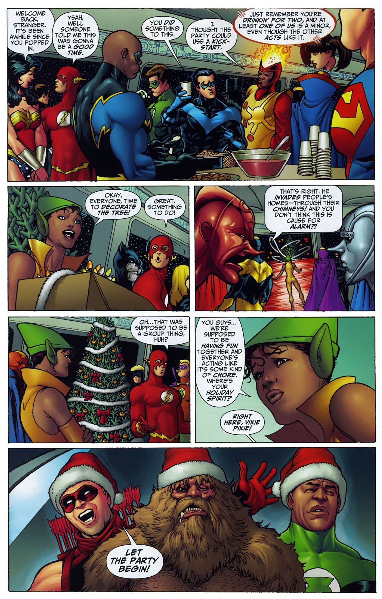 Read online DCU Holiday Special (2009) comic -  Issue # Full - 57