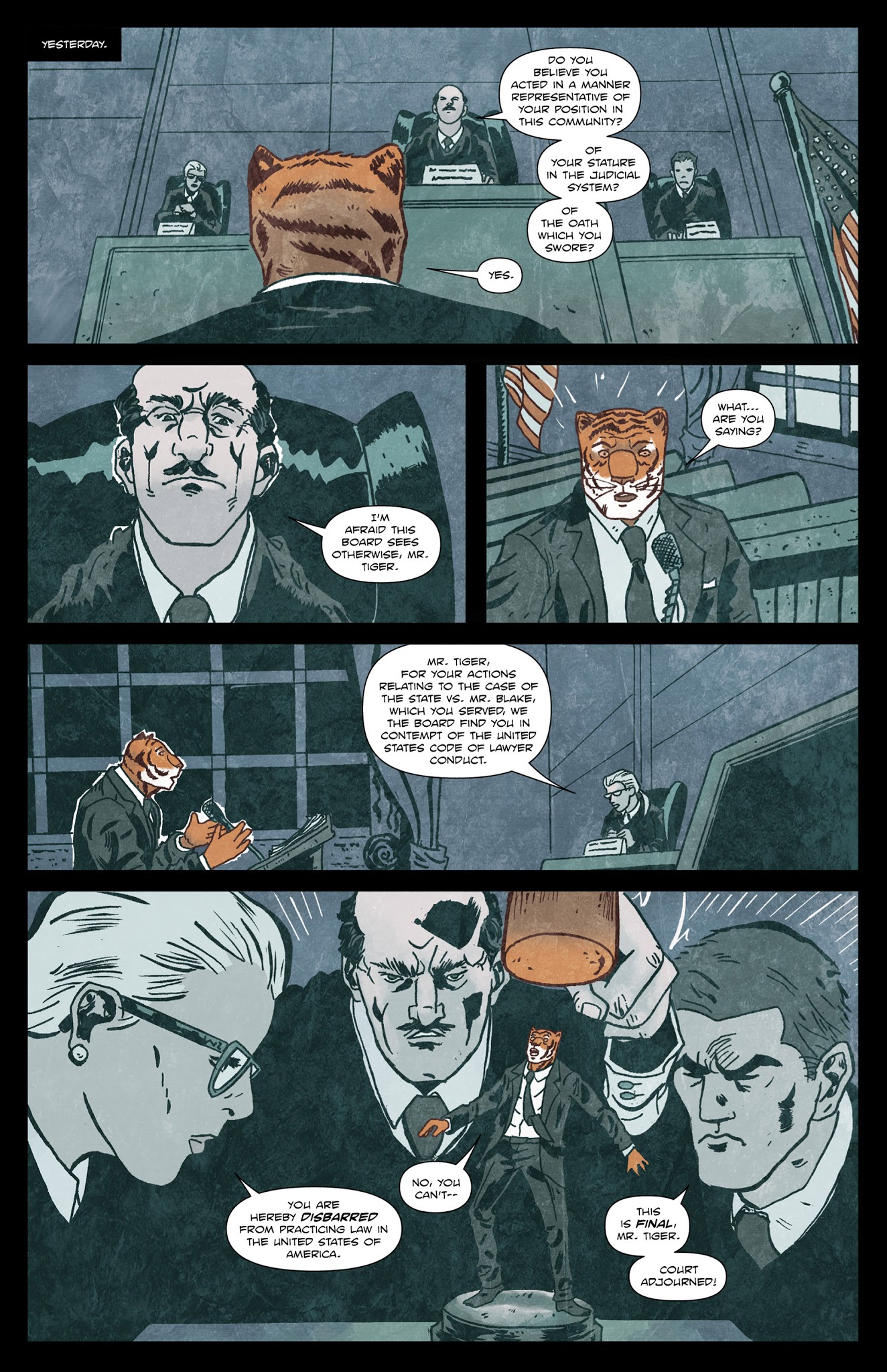 Read online Tiger Lawyer comic -  Issue #2 - 17