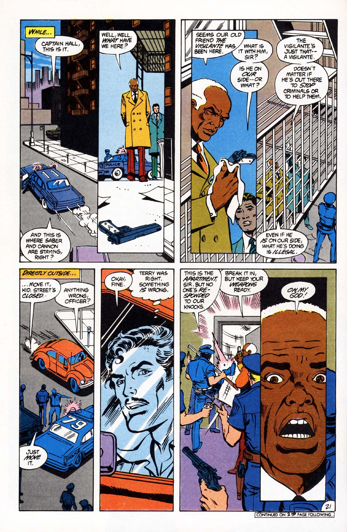 Read online Vigilante (1983) comic -  Issue #5 - 23