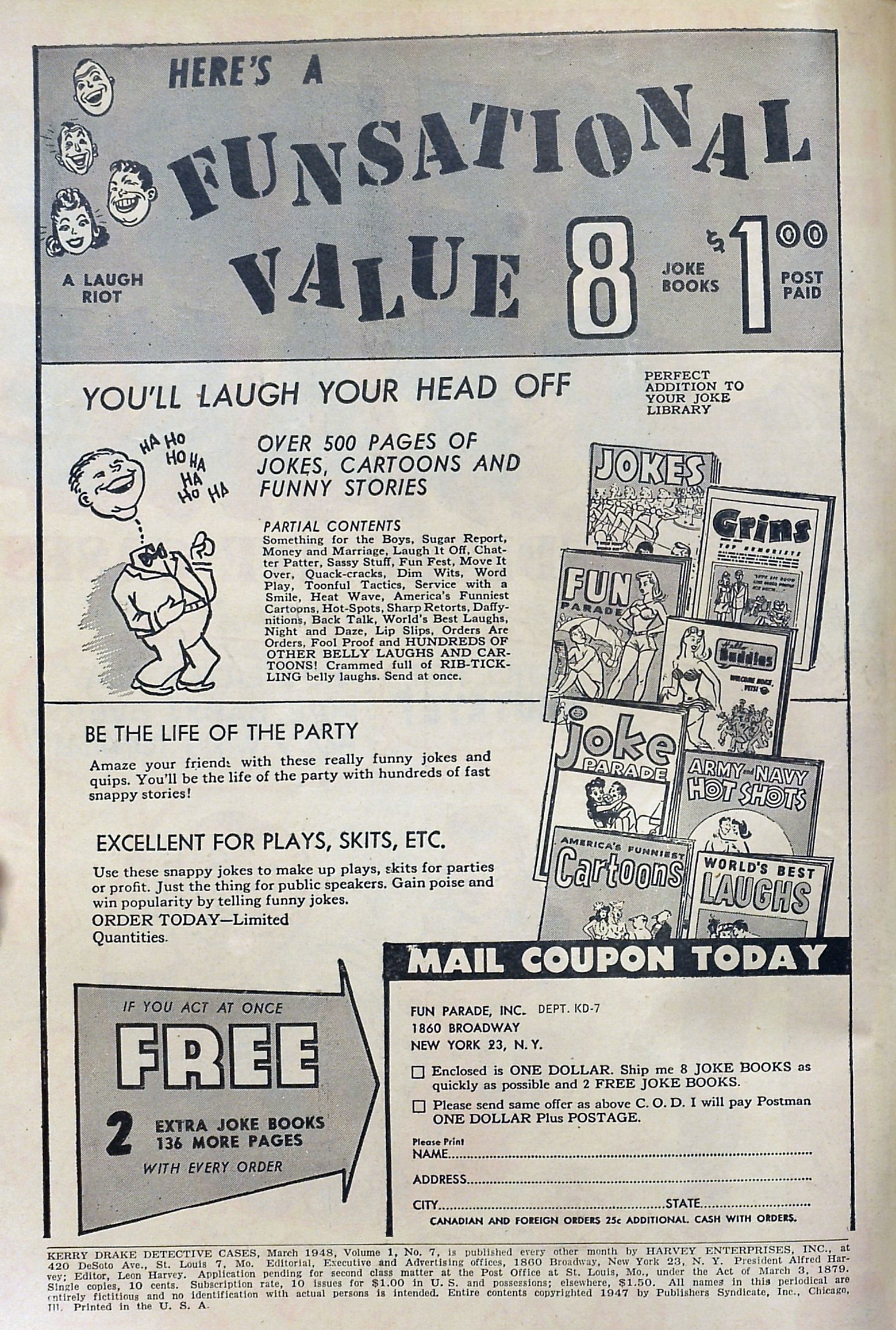Read online Kerry Drake Detective Cases comic -  Issue #7 - 2