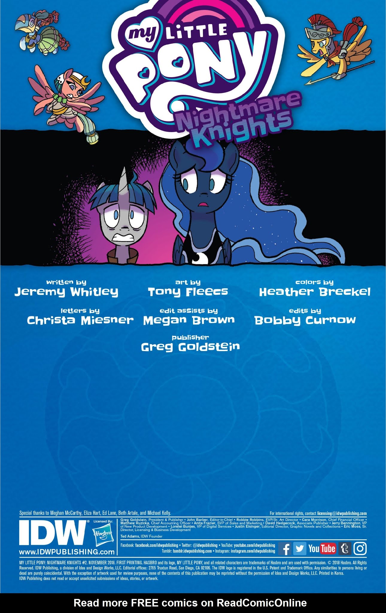 Read online My Little Pony: Nightmare Knights comic -  Issue #2 - 3