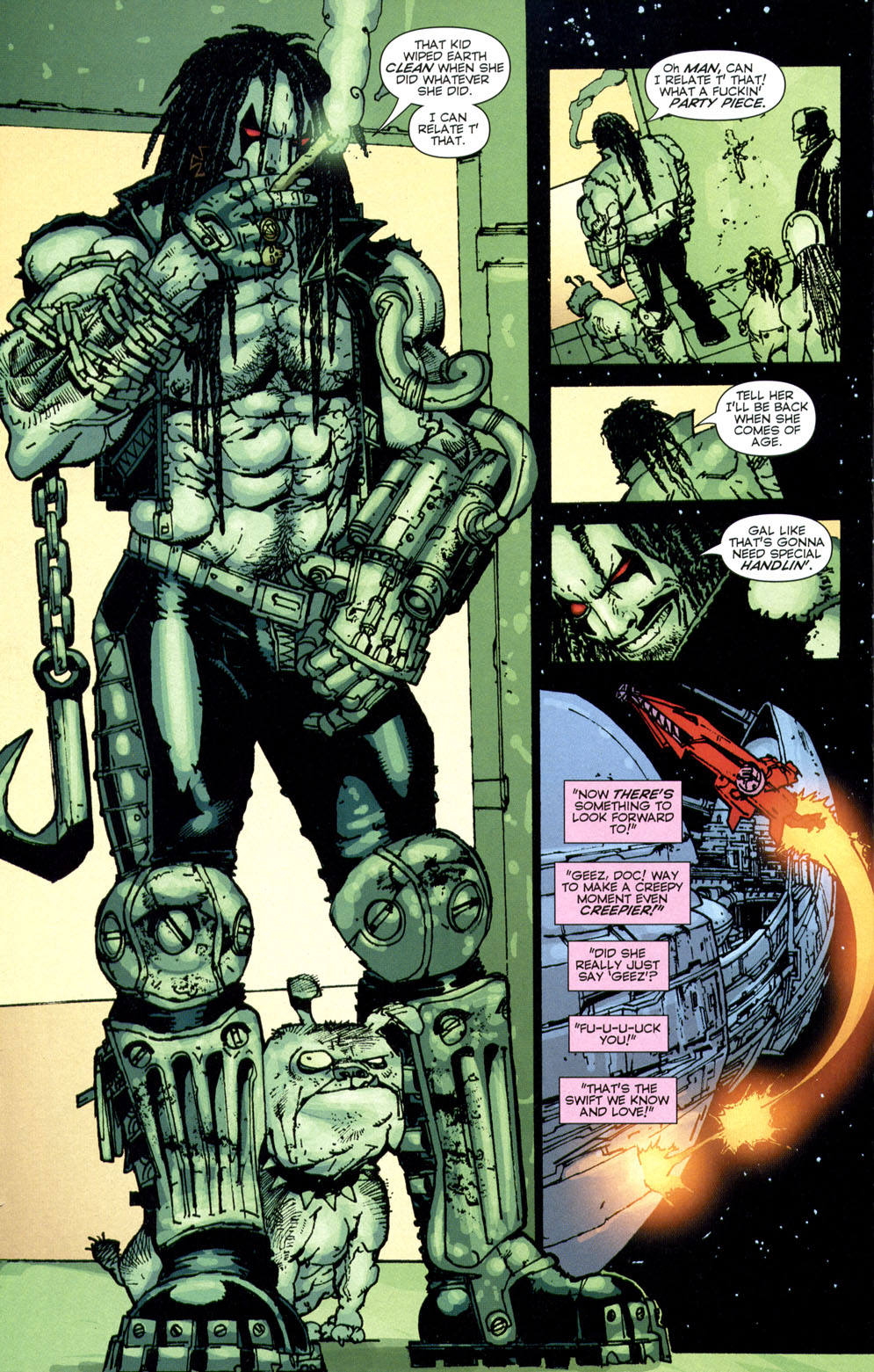 Read online The Authority/Lobo: Jingle Hell comic -  Issue # Full - 46